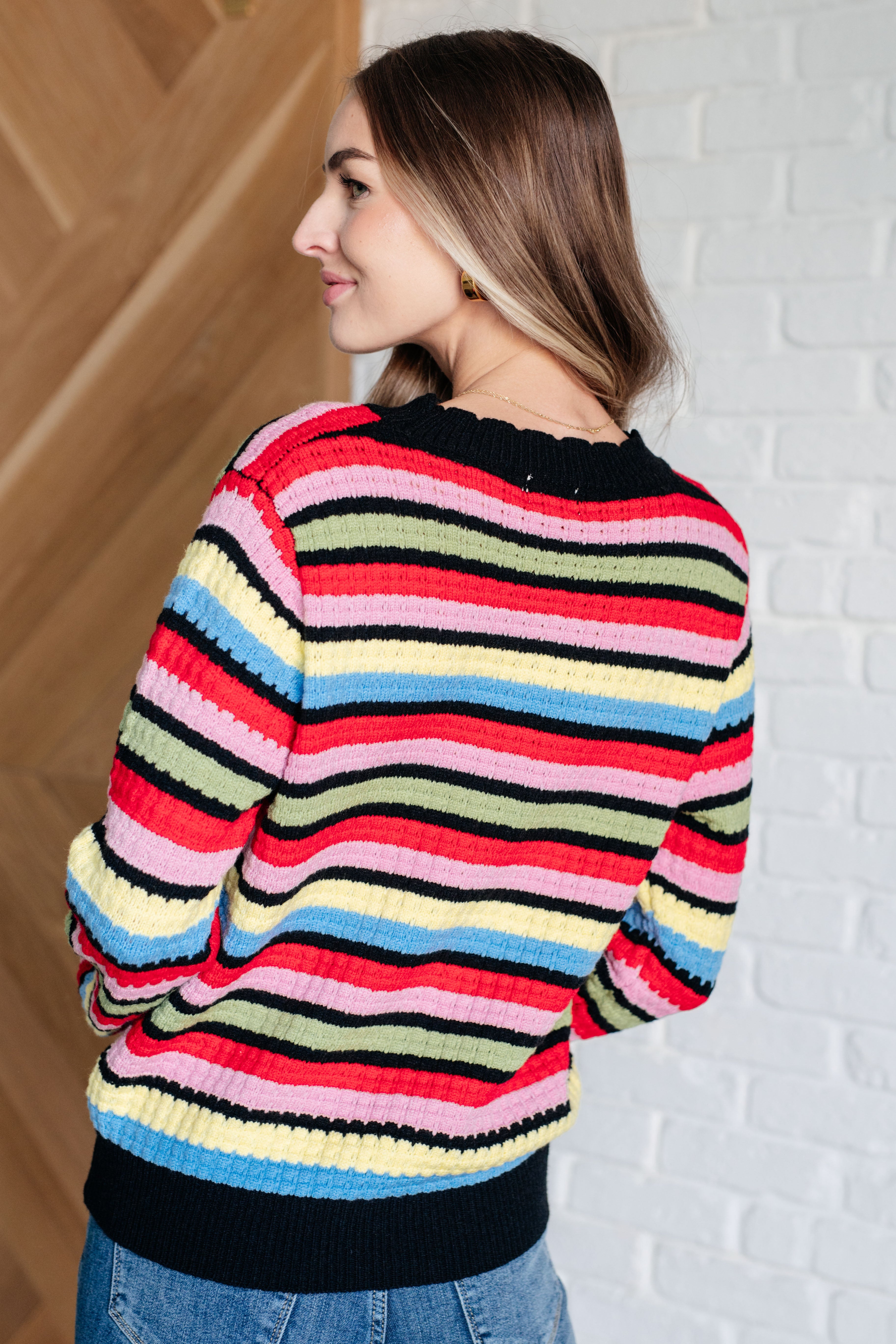 Keep Dreaming Striped Sweater - Cozy Knit Pullover for Women | Fall & Winter Fashion | Perfect for Casual Outings & Coffee Dates