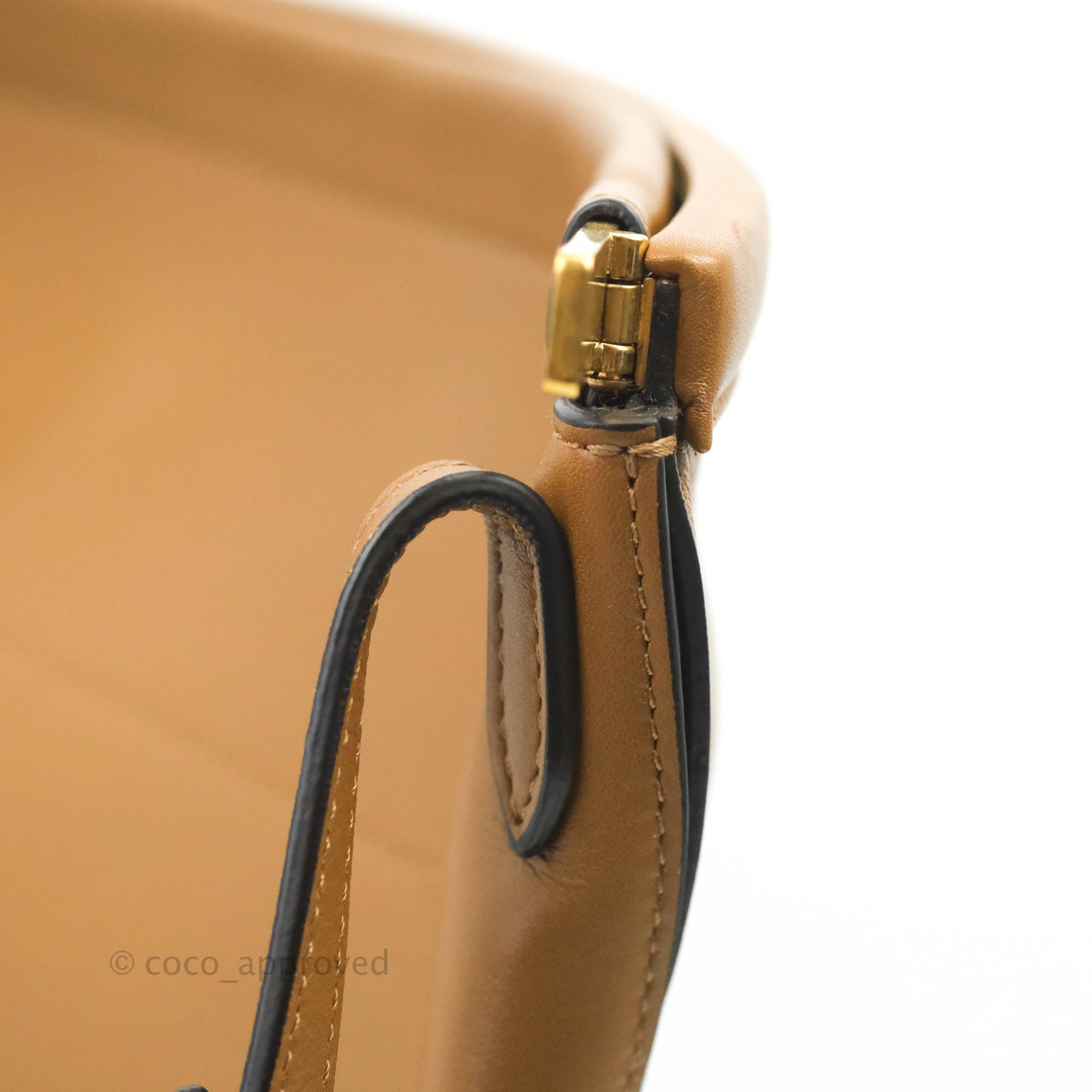 Celine Clasp Bucket Bag in Brown Leather - Luxury Shoulder Bag for Women | Perfect for Work, Travel & Everyday Use