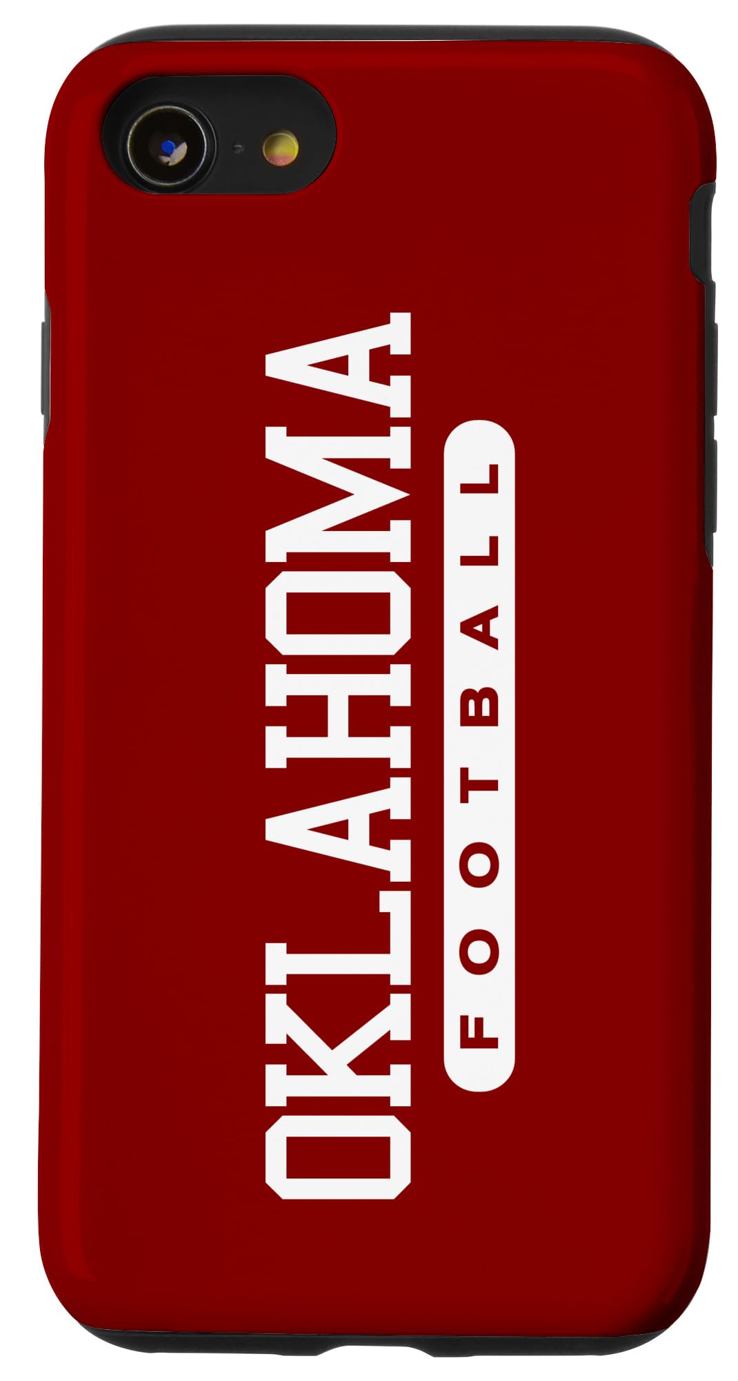 iPhone SE (2020) / 7 / 8 Oklahoma Sooners Football Team Custom Phone Case - Durable Protective Cover for College Football Fans & OU Supporters