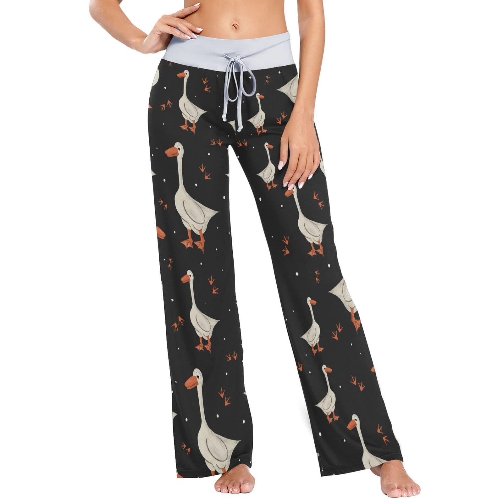 Aflyko Women's Cute Pajama Pants - Soft Sleepwear Pjs for Lounge & Nighttime Comfort - Perfect for Relaxing at Home or Sleepovers
