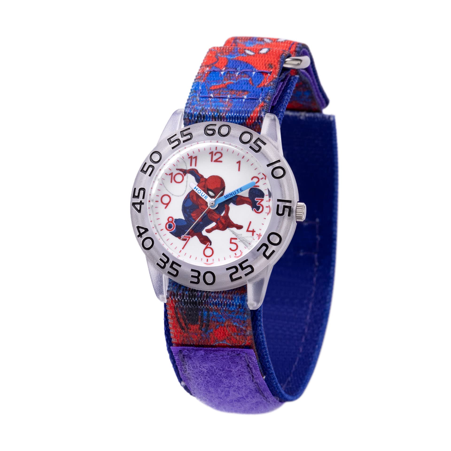 Spider-Man Kids Watch - Analog Quartz Nylon Strap for School & Play