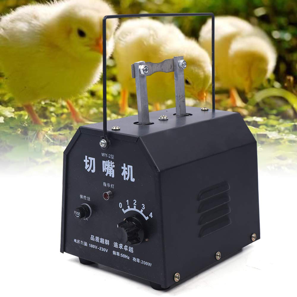 110V-230V Automatic Electric Chicken Debeaker - Poultry Beak Trimmer for Chickens & Ducks - Safe & Efficient Beak Cutting Tool for Small Farms - Perfect for Poultry Raising & Livestock Equipment