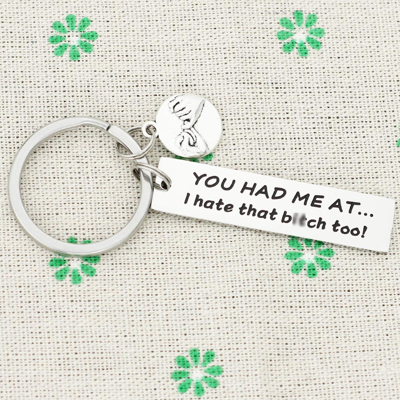 Funny BFF Keychains for Women - Best Friend Jewelry Gifts for Besties, Female Friendship Keychains, Perfect for Birthdays, Anniversaries, and Everyday Carry