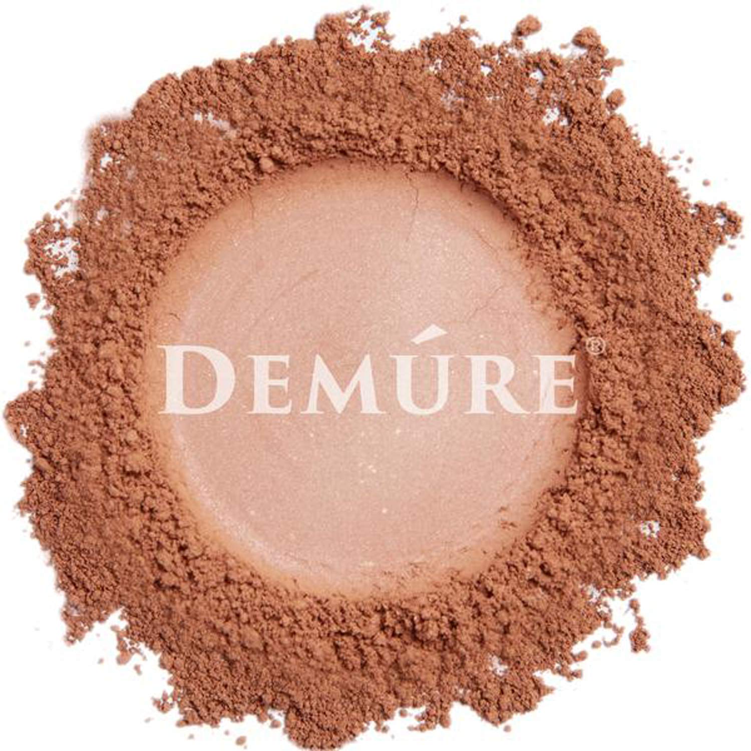 Demure Mocha Rose Mineral Blush - Natural Loose Powder Makeup, Cruelty-Free & Professional Grade | Perfect for Everyday Wear & Special Occasions