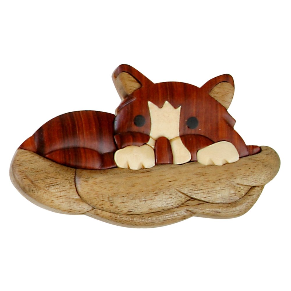 Adorable Kitten Wooden Fridge Magnets - Cute Animal Kitchen Decor for Refrigerator, Office & Memo Board - Perfect for Holding Photos, Notes & Shopping Lists