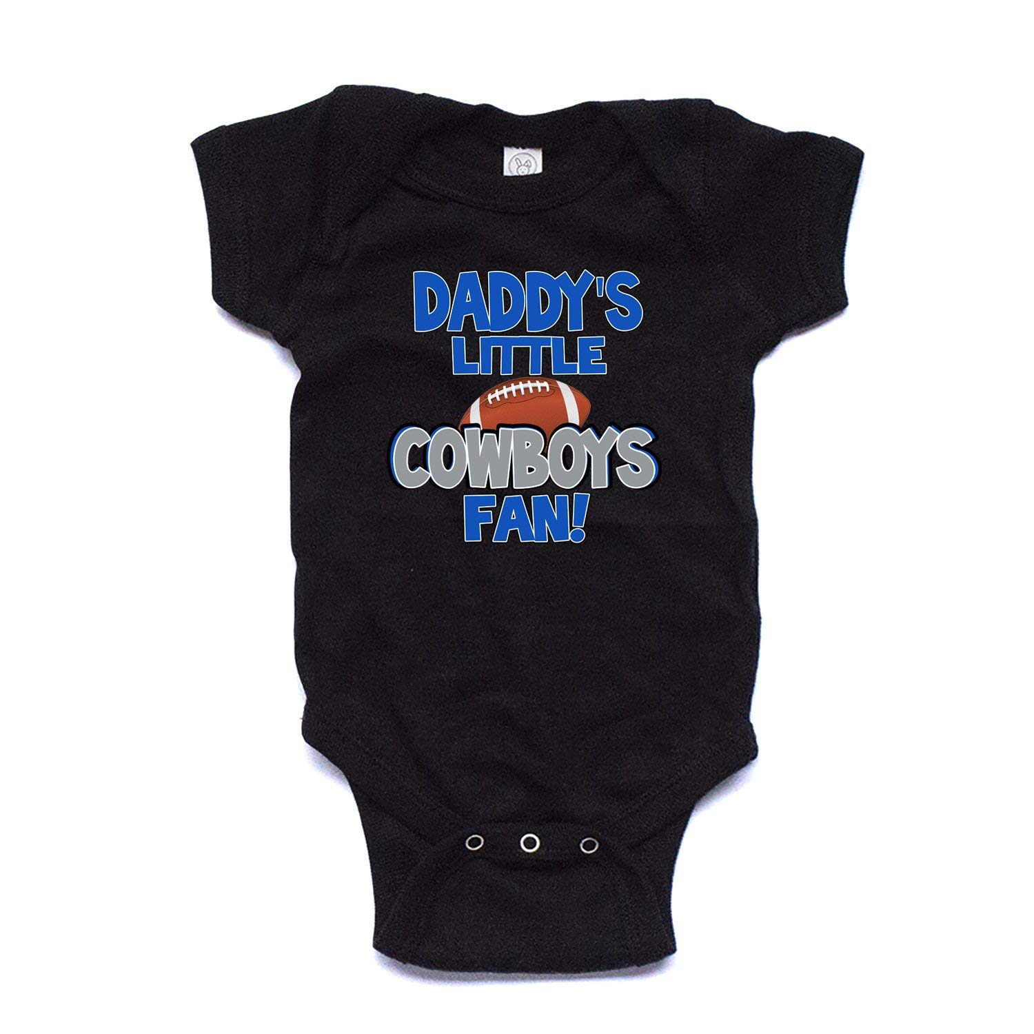 Daddy's Little Cowboys Fan Bodysuit - Adorable NFL Baby Onesie for Boys & Girls | Perfect for Game Day, Family Photos & Cowboys Fan Gifts
