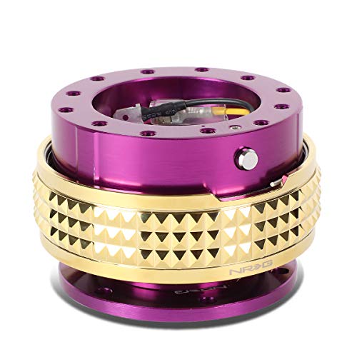 Purple Body/Chrome Gold Pyramid