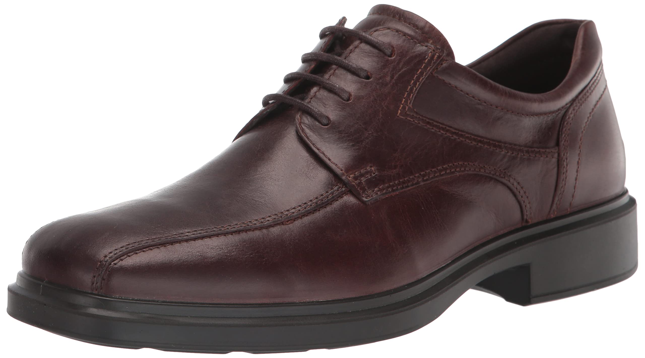 ECCO Men's Helsinki 2.0 Bike Toe Tie Oxford Shoes - Comfortable & Stylish Leather Dress Shoes for Business Casual & Office Wear