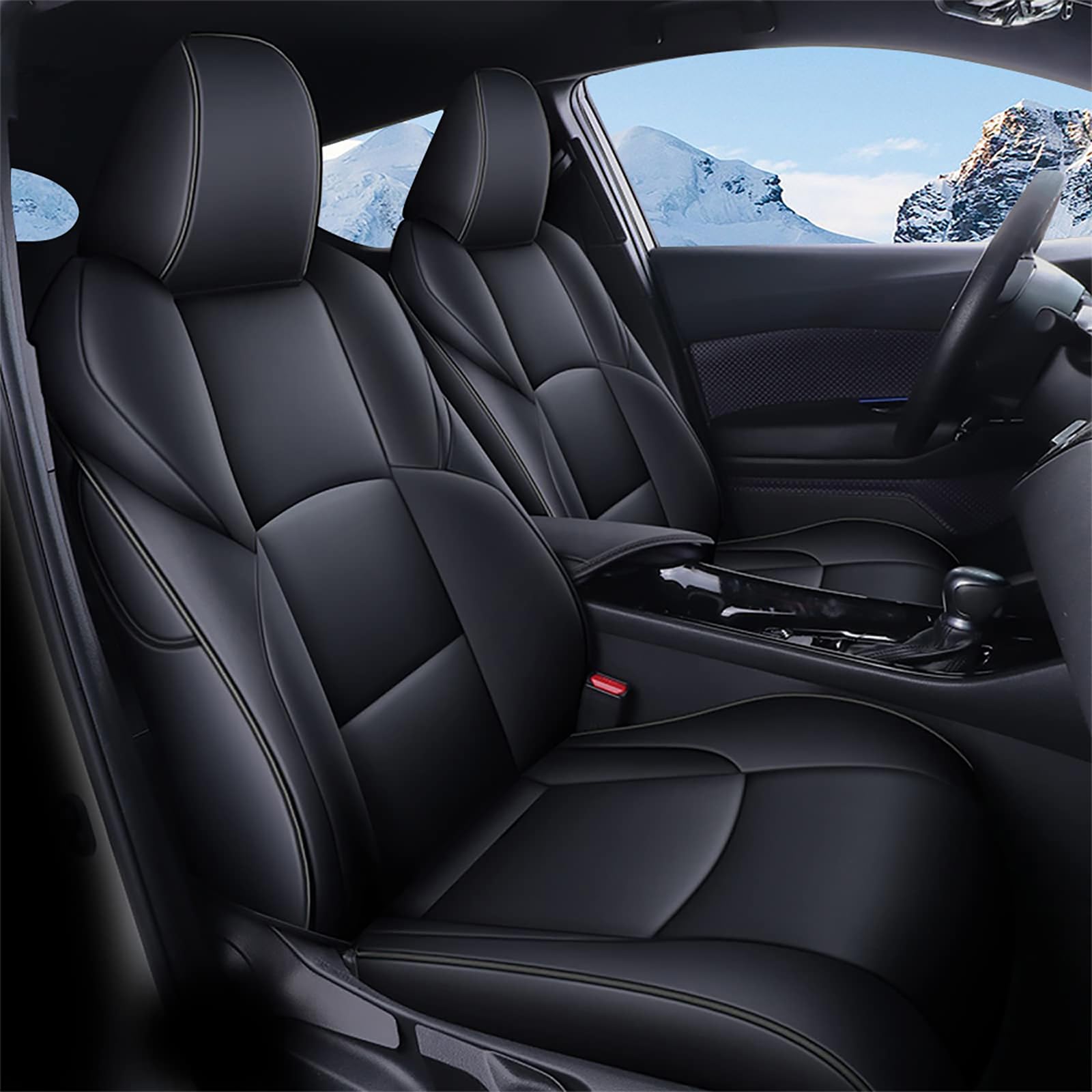 Premium Black Car Seat Covers for Toyota Corolla 2020-2025 - Custom Fit for SE, Nightshade, SE Apex, XSE & FX Models - Full Set Protection for Comfort & Style - Perfect for Daily Commute, Road Trips & Car Interior Upgrade