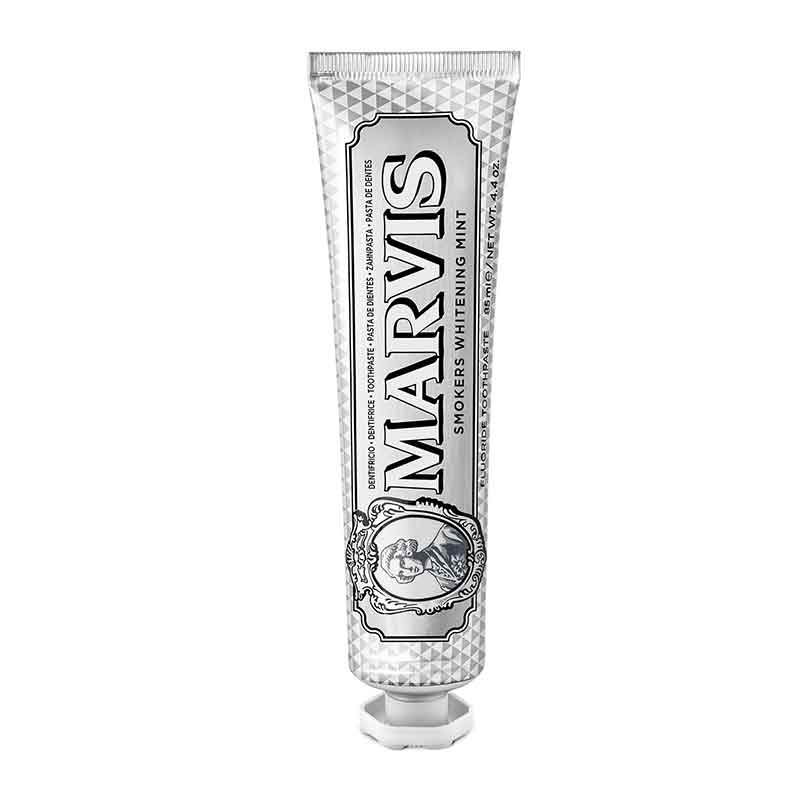 Marvis Whitening Mint Toothpaste for Smokers - Freshens Breath & Removes Stains - Perfect for Daily Oral Care & Stain Removal