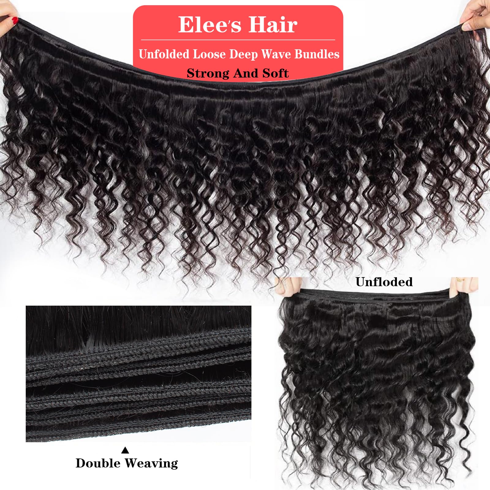 12A 100% Unprocessed Brazilian Virgin Remy Hair Bundles - 3 Bundles with 5x5 HD Lace Closure (18 20 22 +18 Inches) - Loose Wave Human Hair Weft Extensions for Black Women - Perfect for Daily Wear, Styling & Special Occasions