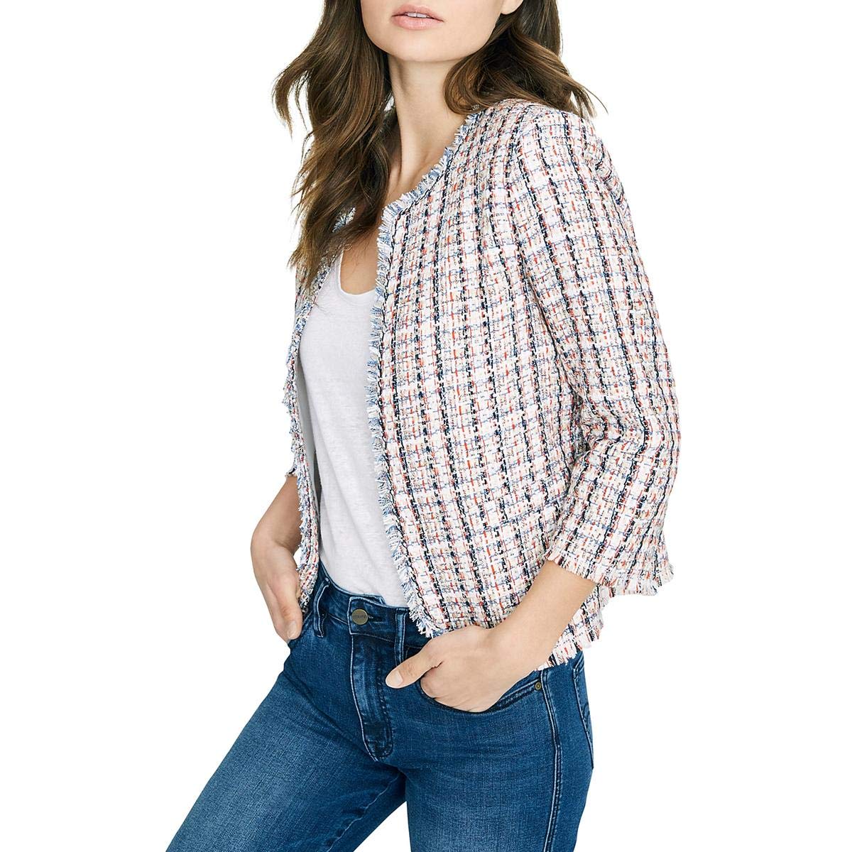 Sanctuary Clothing Women's Sun Dance Boucle Jacket - Stylish Lightweight Outerwear for Spring & Fall | Perfect for Casual Outings, Office Wear & Date Nights