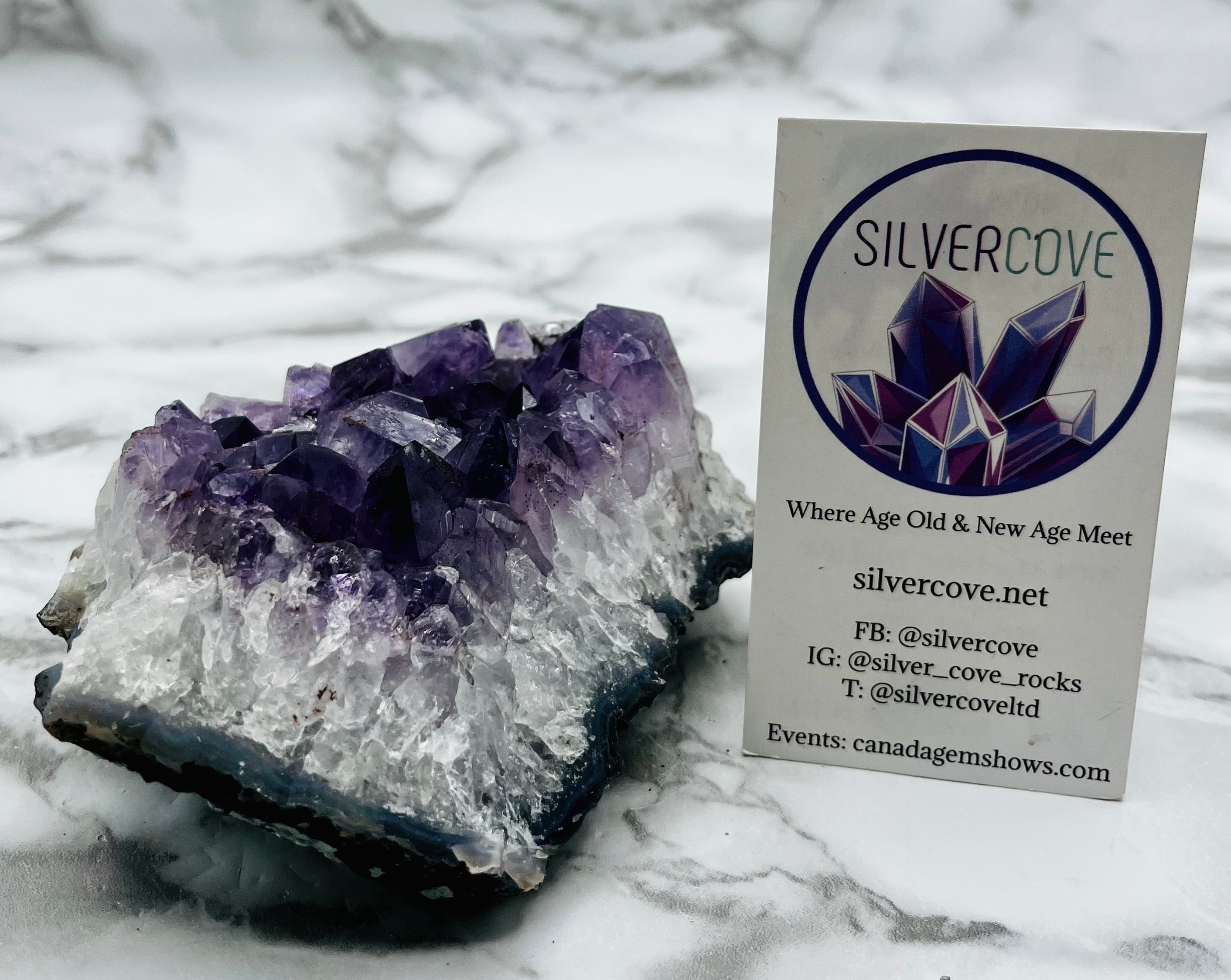 Natural Amethyst Crystal Cluster Specimen - Healing Stone for Meditation, Home Decor, and Spiritual Gifts | Perfect for Reiki, Feng Shui, and Energy Cleansing