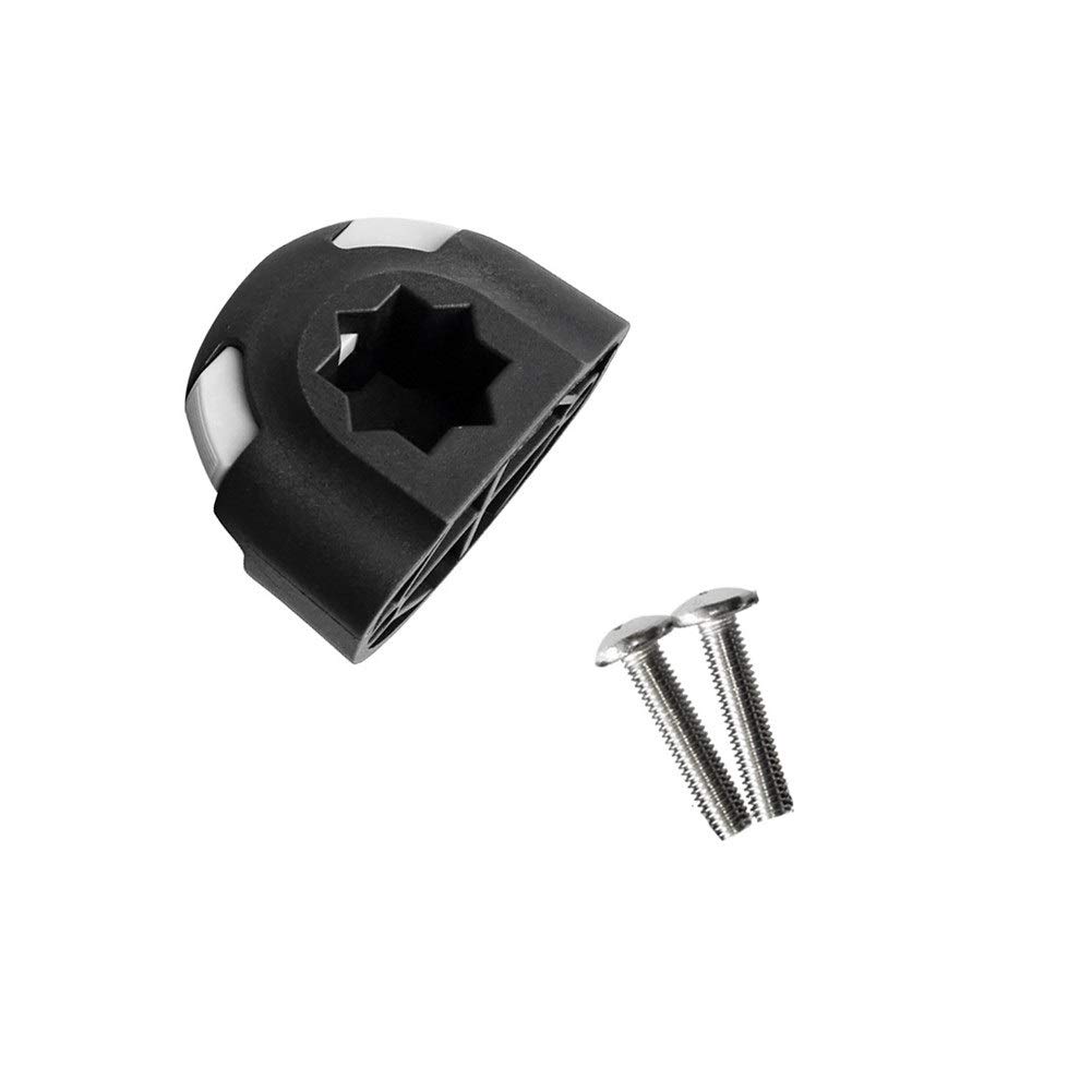 **Bevve Heavy Duty Boat Rod Holder - Stainless Steel Kayak & Canoe Fishing Accessory Mount with Nylon Base & Screws for SUP Paddles - Perfect for Saltwater Fishing & Kayak Angling**