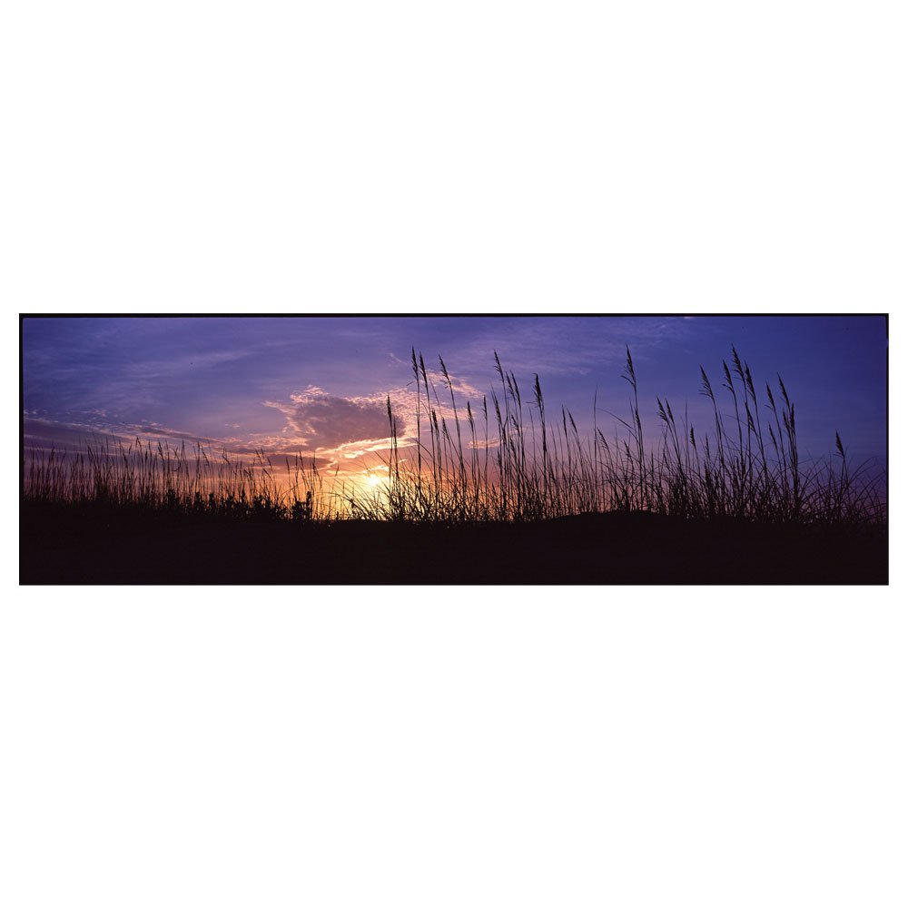 Preston Sunset Canvas Art - 10x32 Inch Handmade Wall Decor for Living Room, Bedroom & Office - Perfect for Home & Office Decor