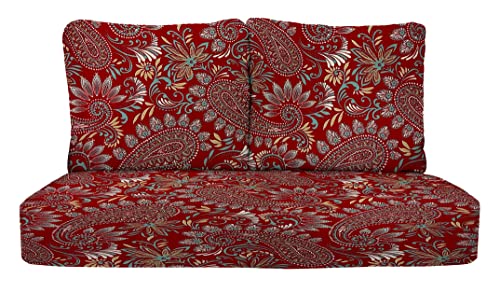 Eastman Berry Red Paisley