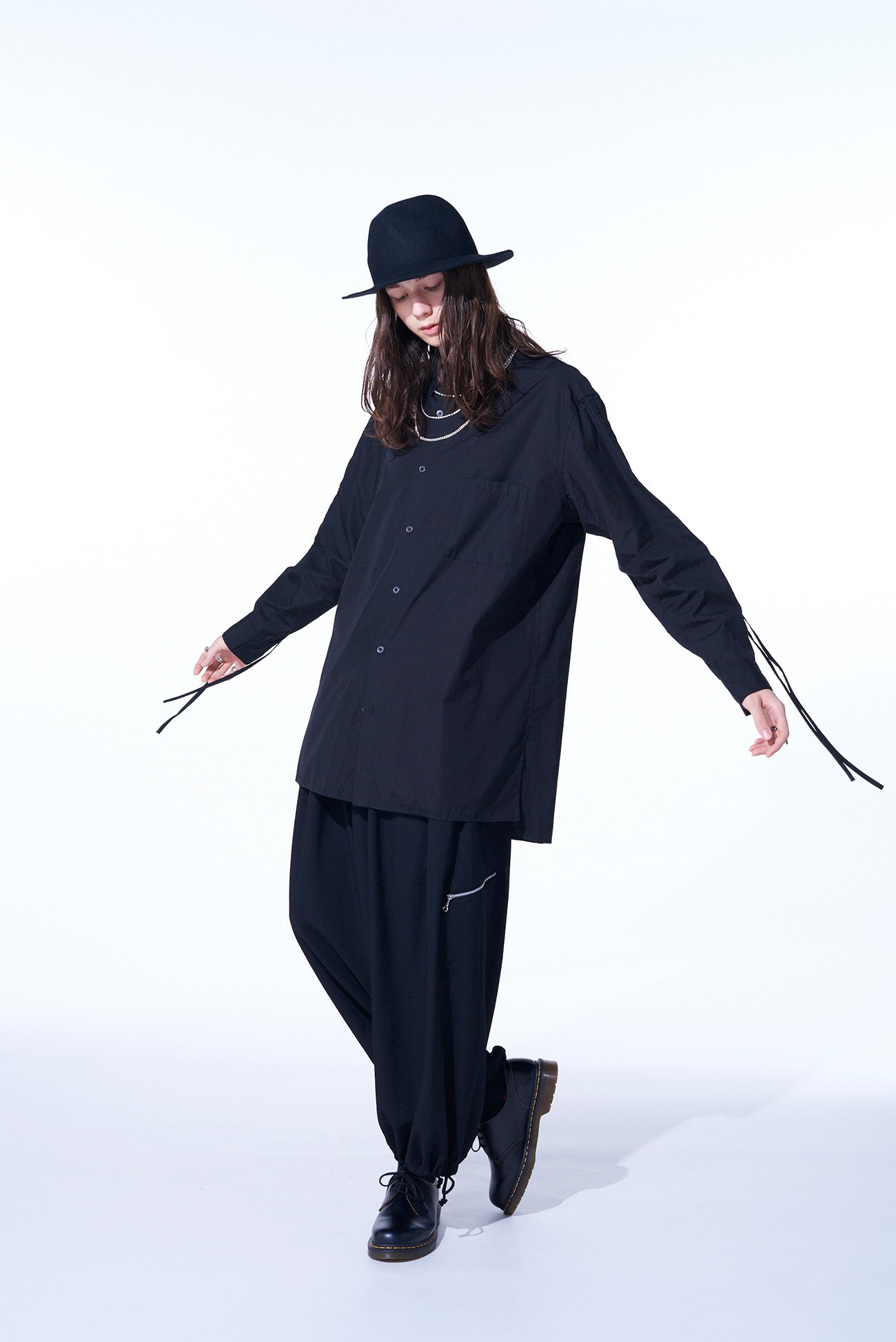 Premium Cotton Broadcloth Oversized Shirt with Adjustable Gathered Strings | Comfortable Loose Fit Women's Blouse for Casual Wear & Layering