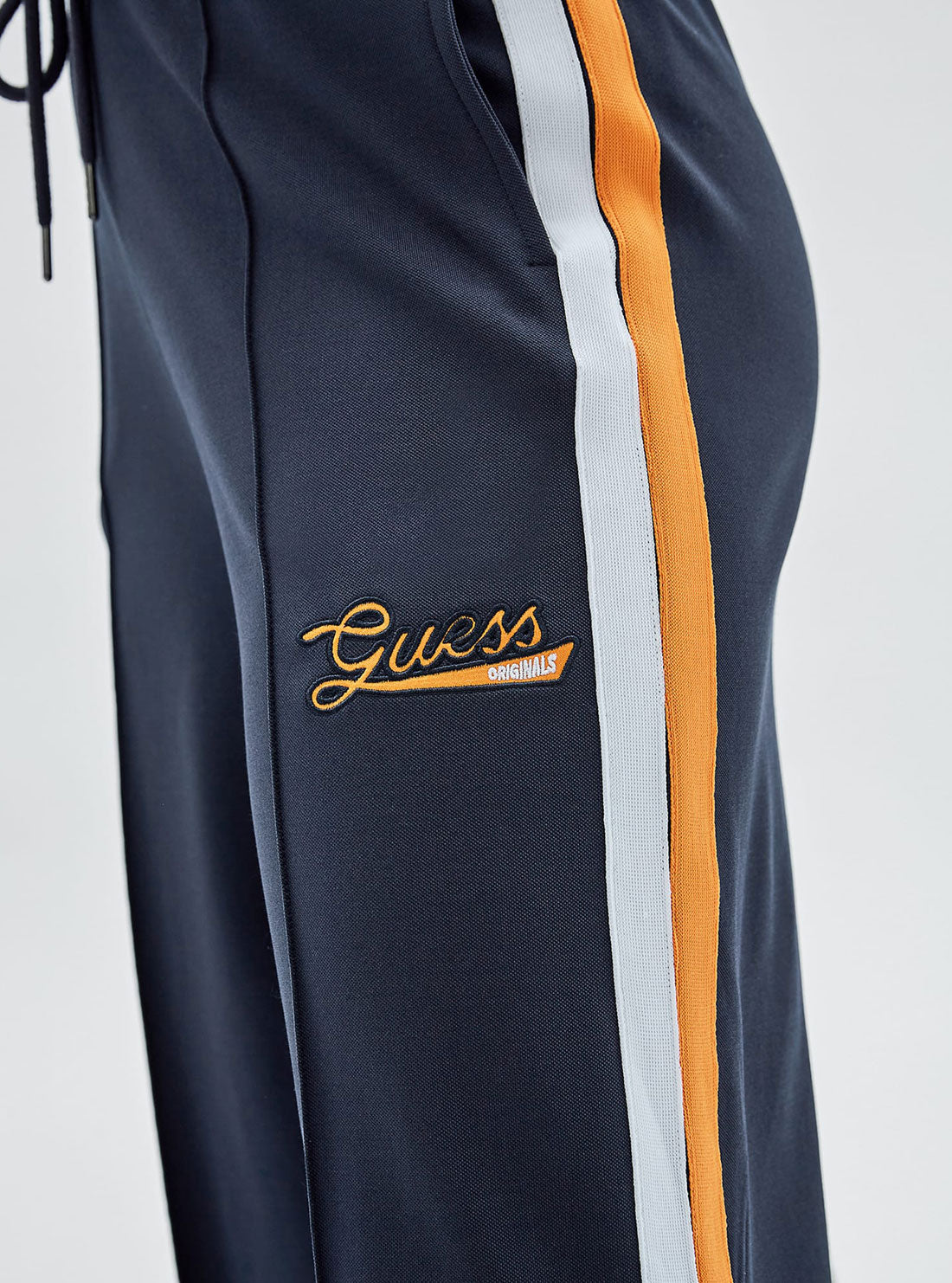 Guess Originals Navy Virsa Trackpants - Men's Athletic Joggers for Running, Gym & Casual Wear - Comfortable & Stylish Sweatpants