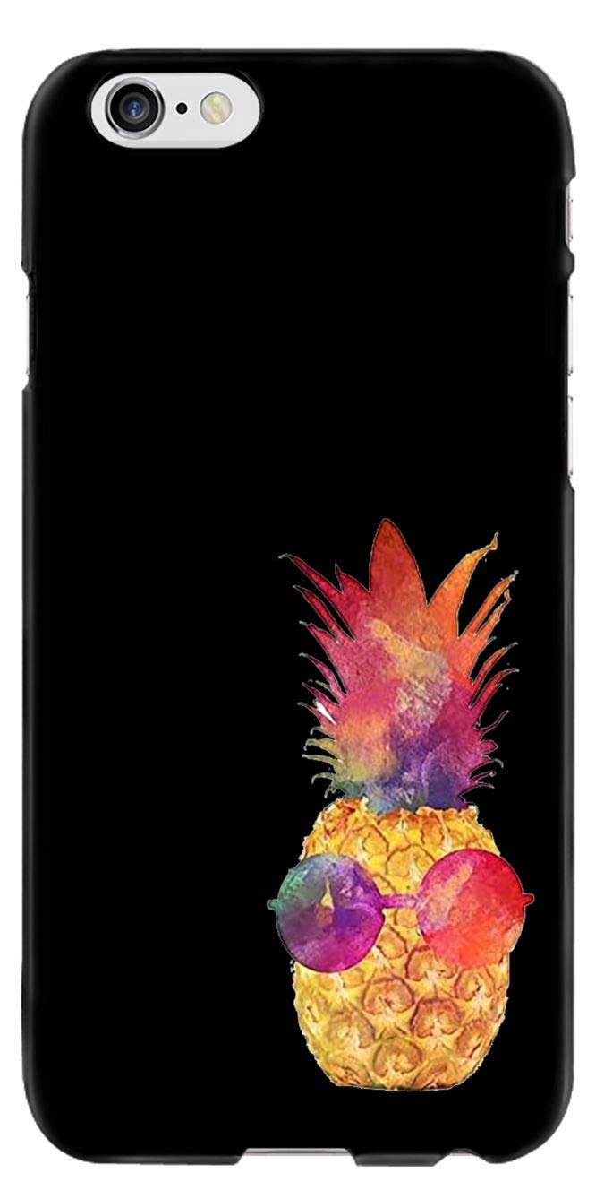 D Sticky Company Pineapple Print iPhone Case for iPhone 6 Plus/6s Plus - Trendy Protective Cover for Summer Beach Outings & Tropical Vacations