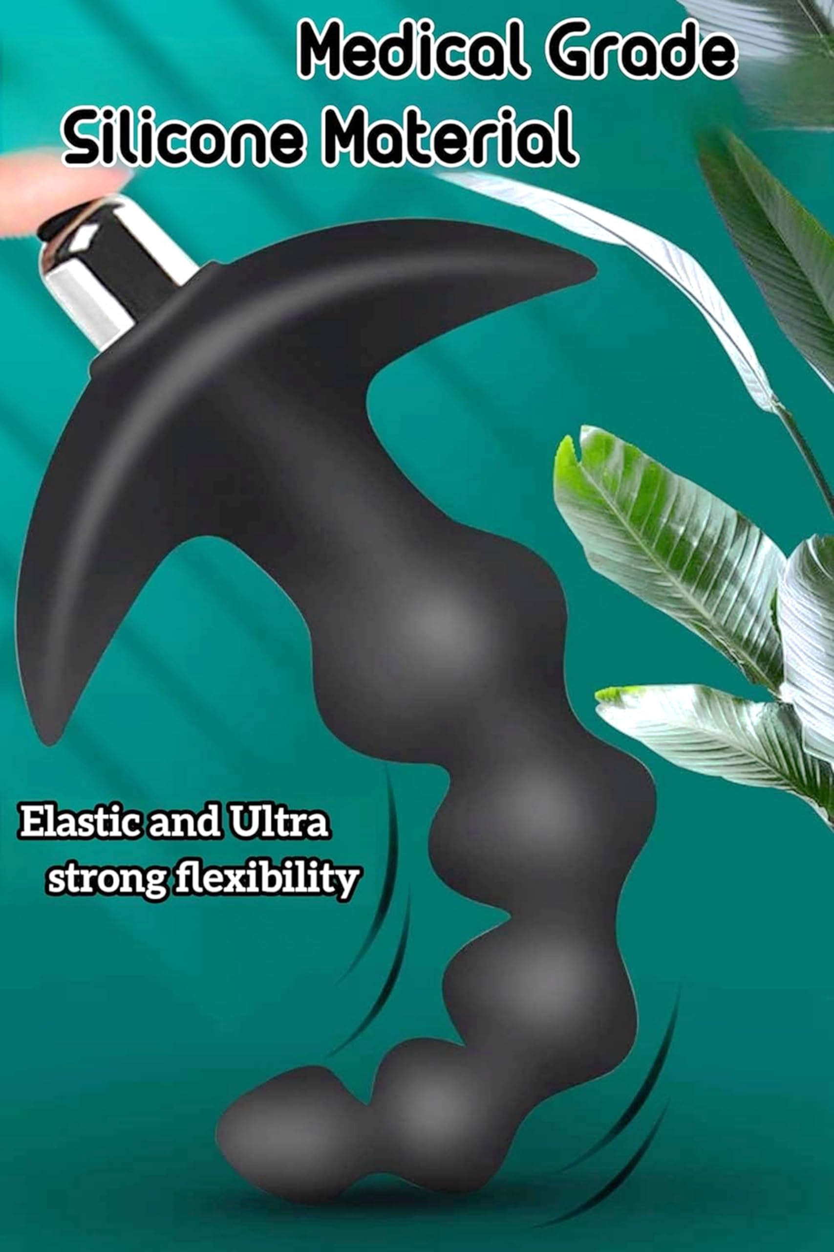 10-Speed Vibrating Anal Plug & Prostate Massager for Men - Remote Control Butt Plug, Anal Beads Adult Toy for Couples & Solo Play - Perfect for Sensual Exploration & Intimate Pleasure