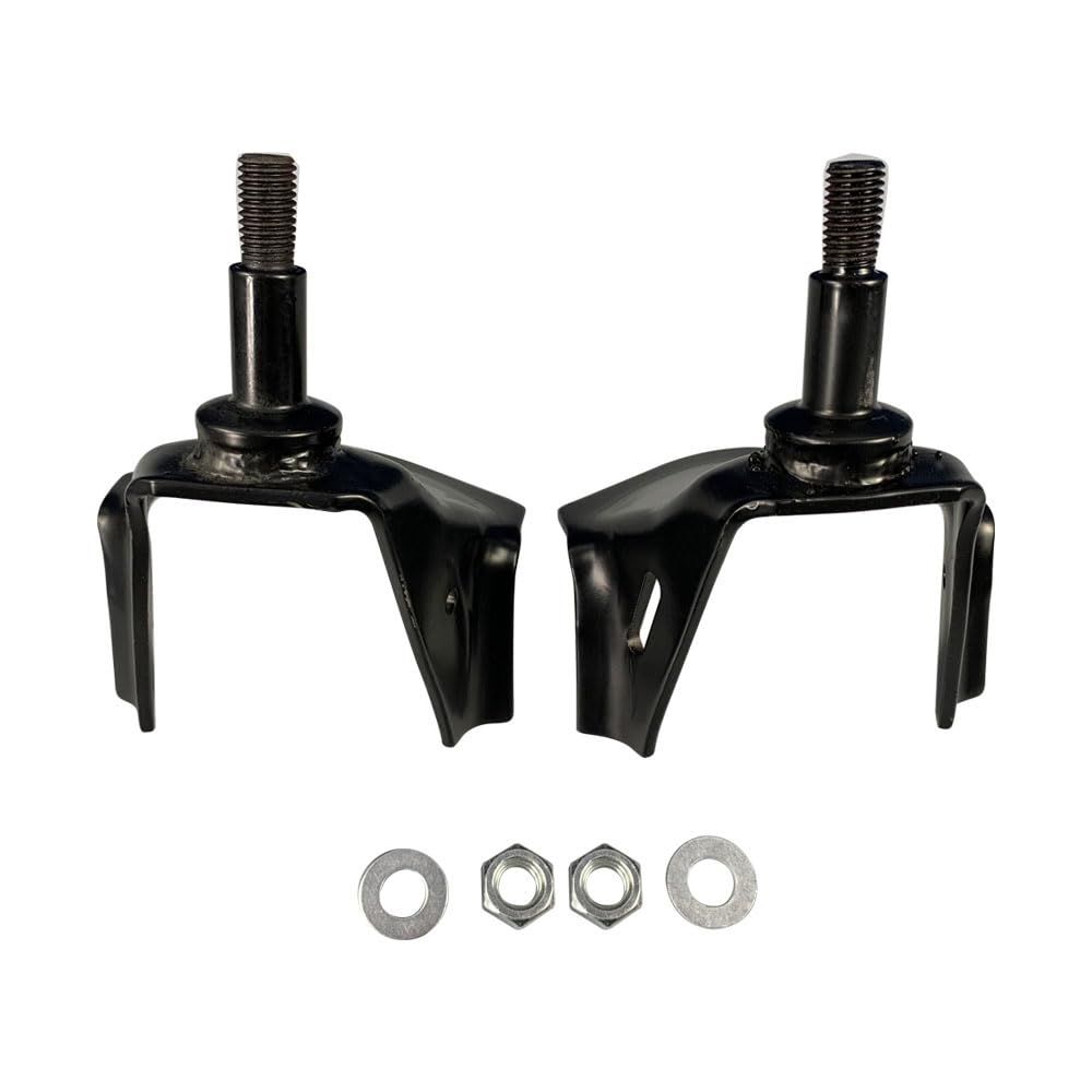 2PCS Rear Shock Mount Bracket for 1987-1995 Jeep Wrangler YJ - Upper Shock Mount Replacement (Driver & Passenger Side) - Heavy Duty Off-Road Suspension Upgrade for Rough Terrain & Trail Riding