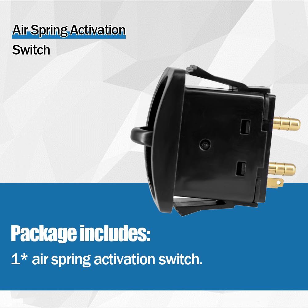 Air Spring Activation Switch for Motorcycle, Car, RV Air Suspension Seat - Heavy Duty Replacement Part for Smooth Ride Comfort (Ideal for Long Distance Travel & Off-Road Adventures)