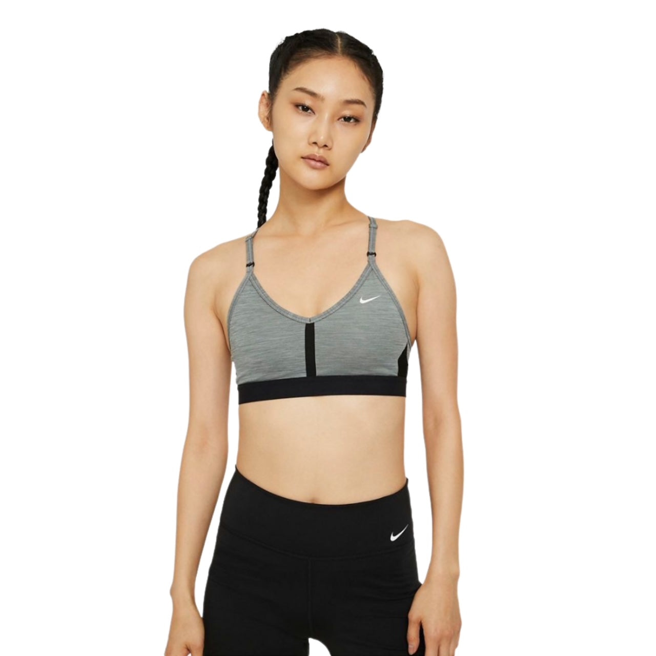 Nike Women's Indy V-Neck Sports Bra - Lightweight Support for Running, Yoga & Workouts - Perfect for Active Lifestyles & Gym Wear