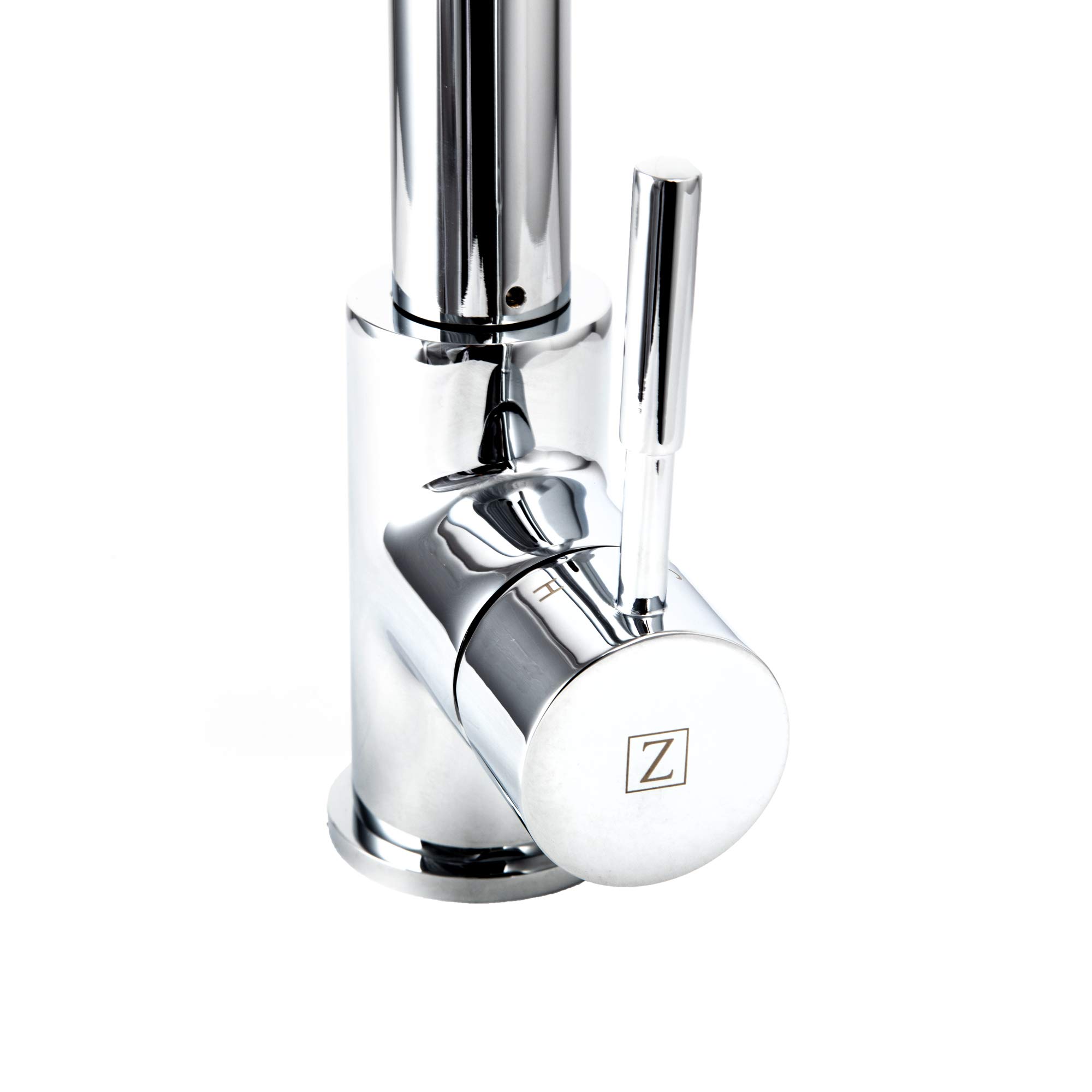 ZLINE Sierra Pull-Down Kitchen Faucet in Chrome Finish - SRA-KF-CH - Modern High-Arc Design for Easy Washing, Perfect for Large Pots & Farmhouse Sinks