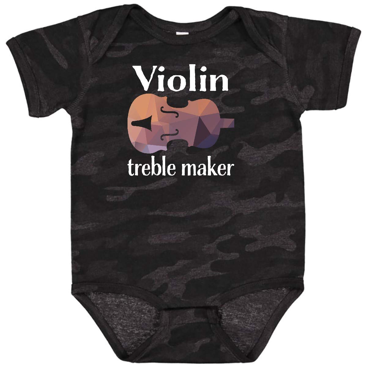 Inktastic Funny Violinist Music Gift Baby Bodysuit - Cute Violin Treble Maker Outfit for Musicians & Music Lovers - Perfect for Concerts, Music Lessons & Playtime