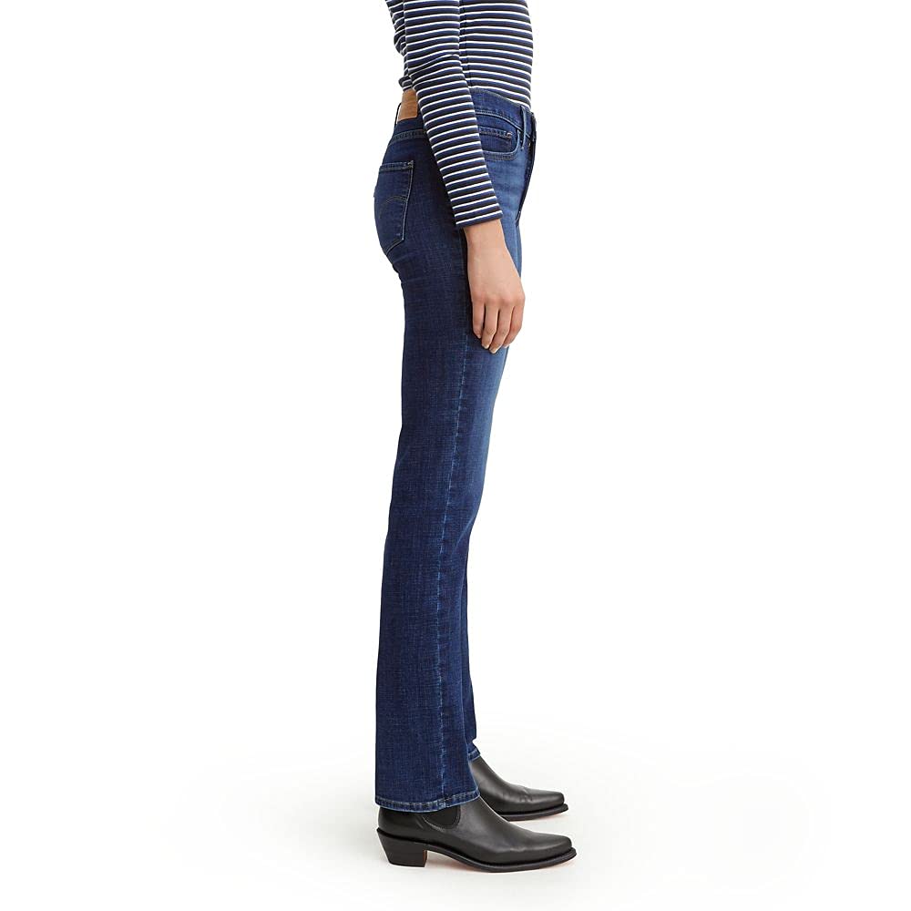 Levi's Women's 314 Shaping Straight Jeans - High Waist Slim Fit Denim Pants for Everyday Casual Wear & Office Outfits
