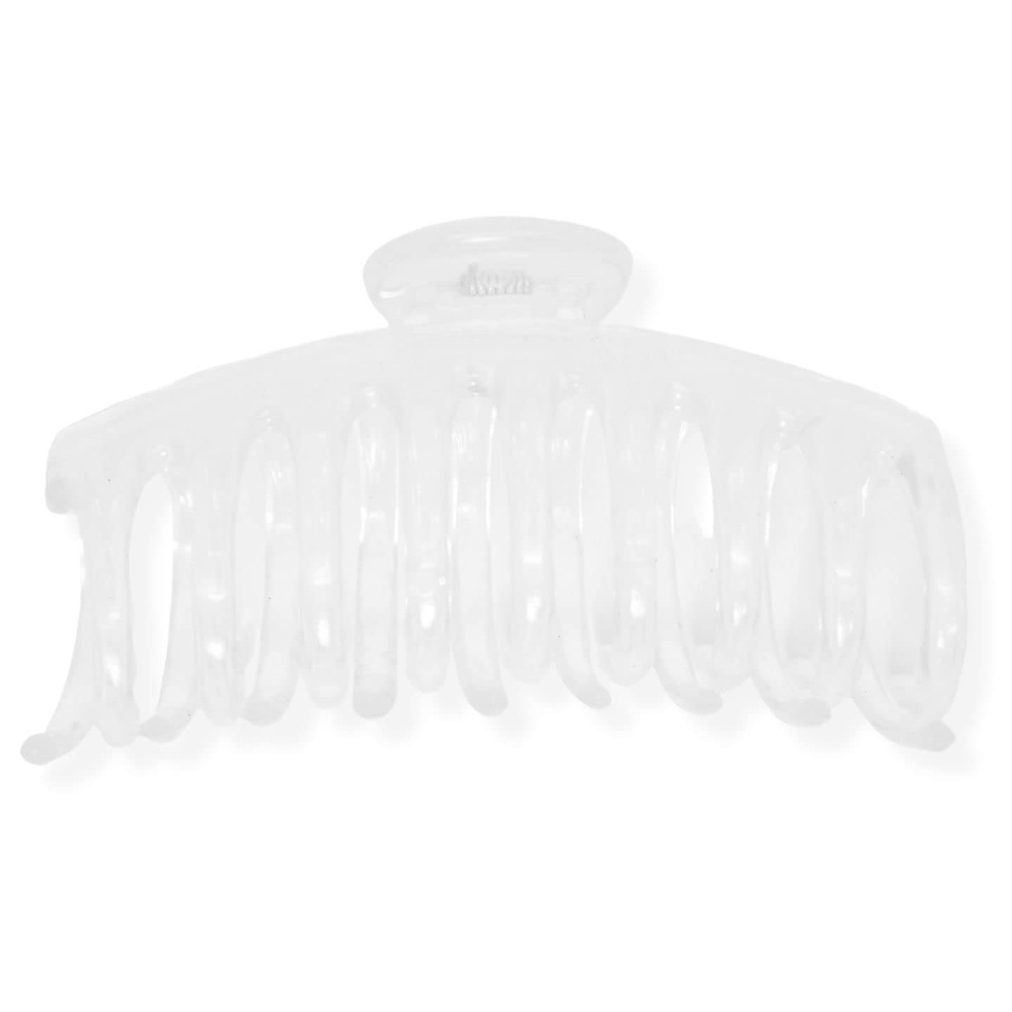 Topkids 3.5 Inch Clear Hair Claw Clips for Women & Girls - Large Hair Clips for Thick Hair, Strong Grip Hair Accessories - Perfect for School, Work, Parties & Everyday Styling