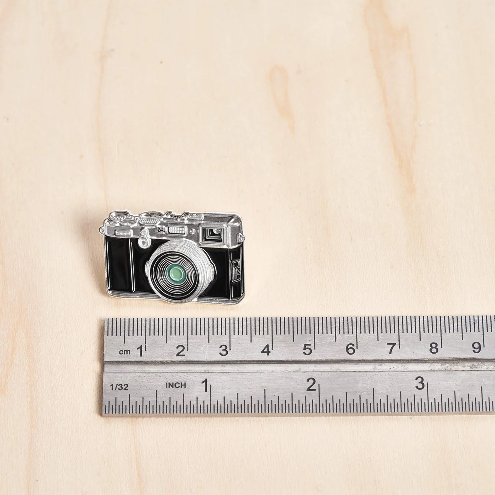 High-Precision Digital Rangefinder Camera Pin #2 - Chrome Finish for Hunting, Golf & Outdoor Activities | Accurate Distance Measurement Tool