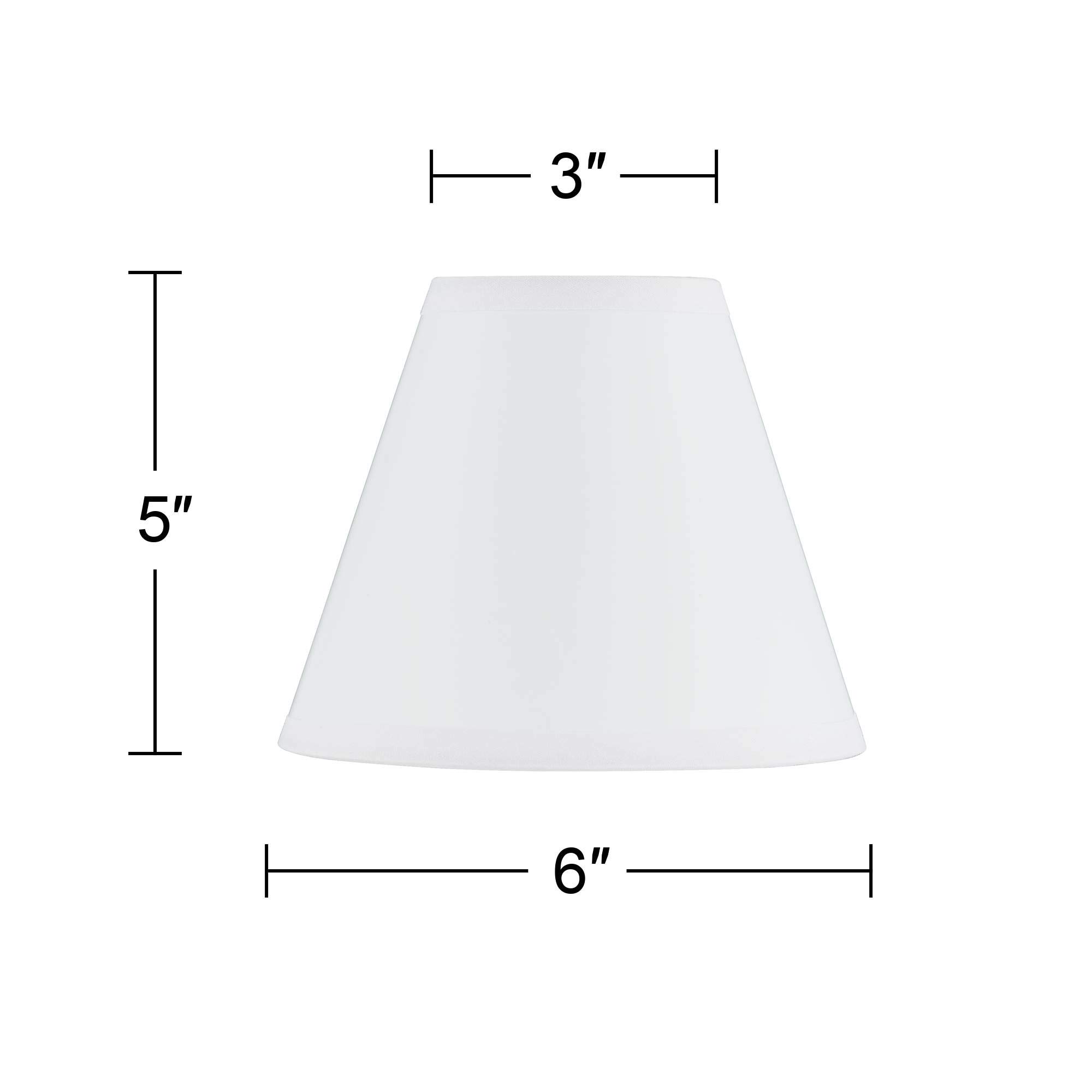 Set of 4 Gray Textured Faux Silk Empire Lamp Shades - 3