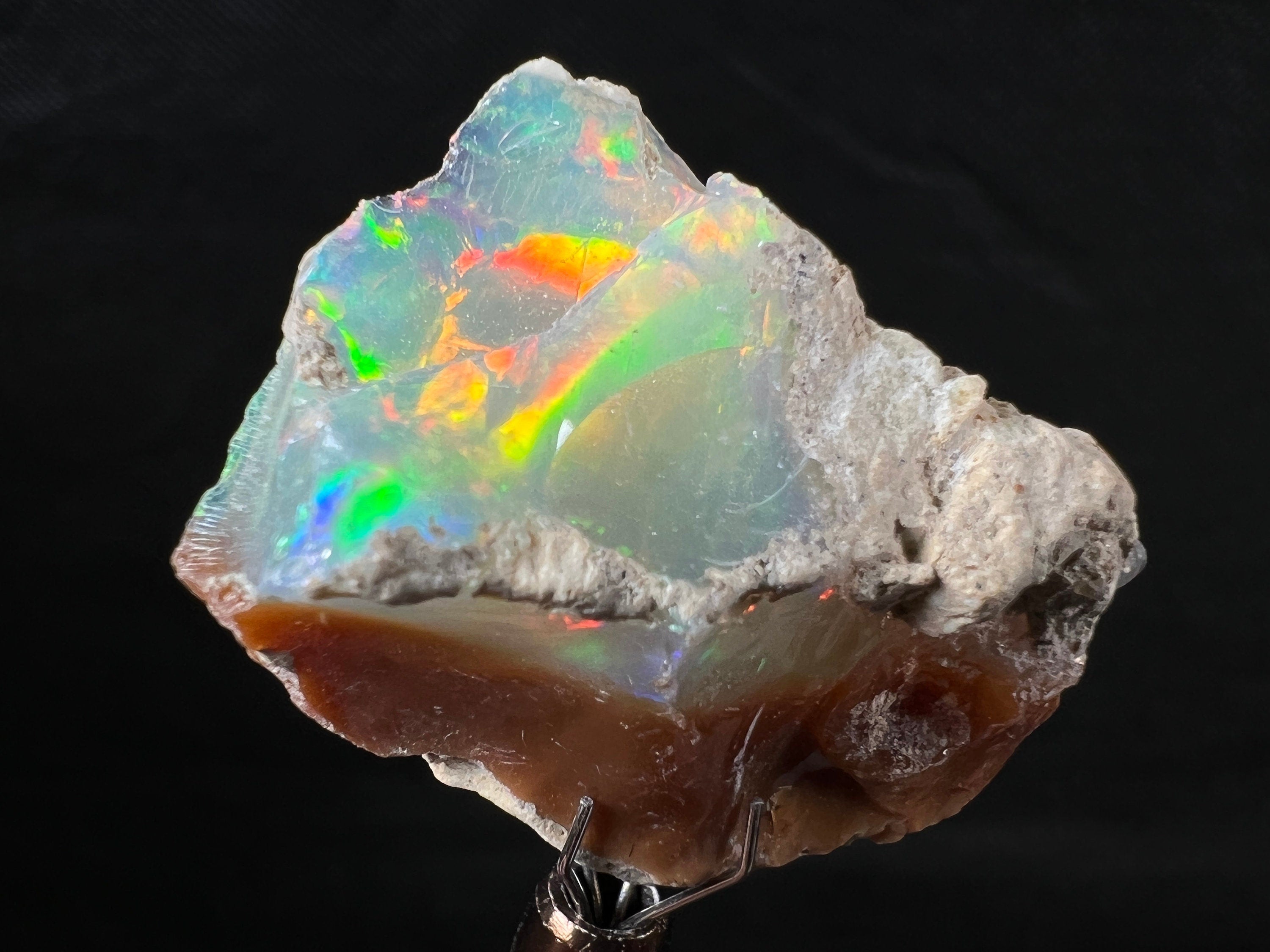 Premium 4A XL Welo Opal Raw Crystal - Natural Cutting Grade Ethiopian Opal, October Birthstone for Jewelry Making & Healing Crystals | Perfect for Engagement Rings, Pendants & Spiritual Meditation