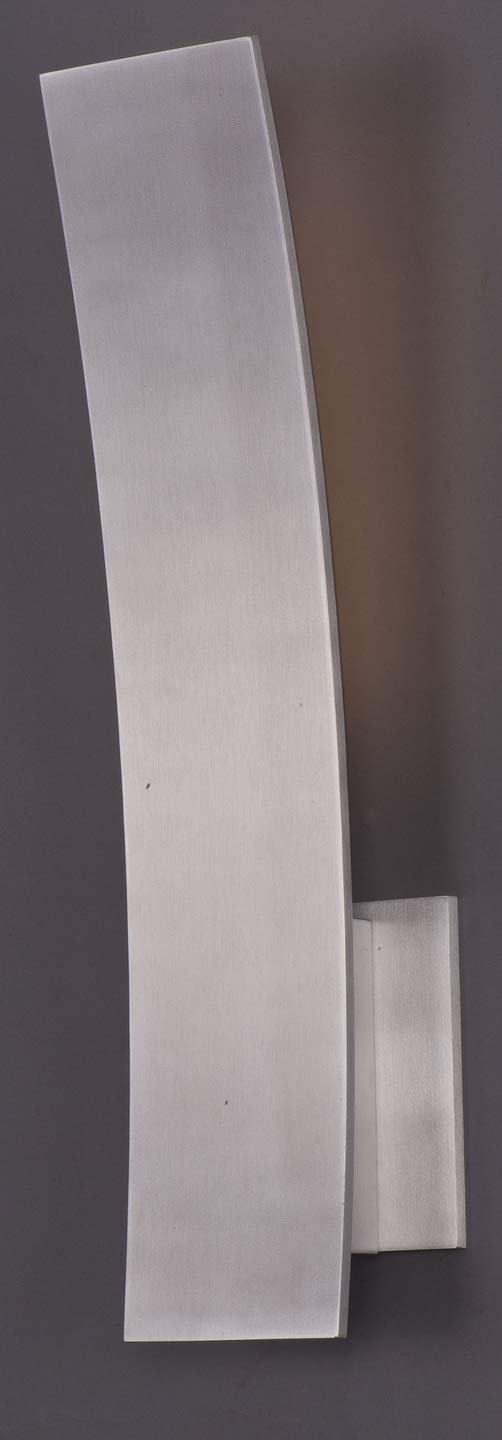 Satin Aluminum Alumilux 5-Light LED Wall Sconce - Modern Dimmable Fixture for Bedroom, Hallway & Living Room Lighting