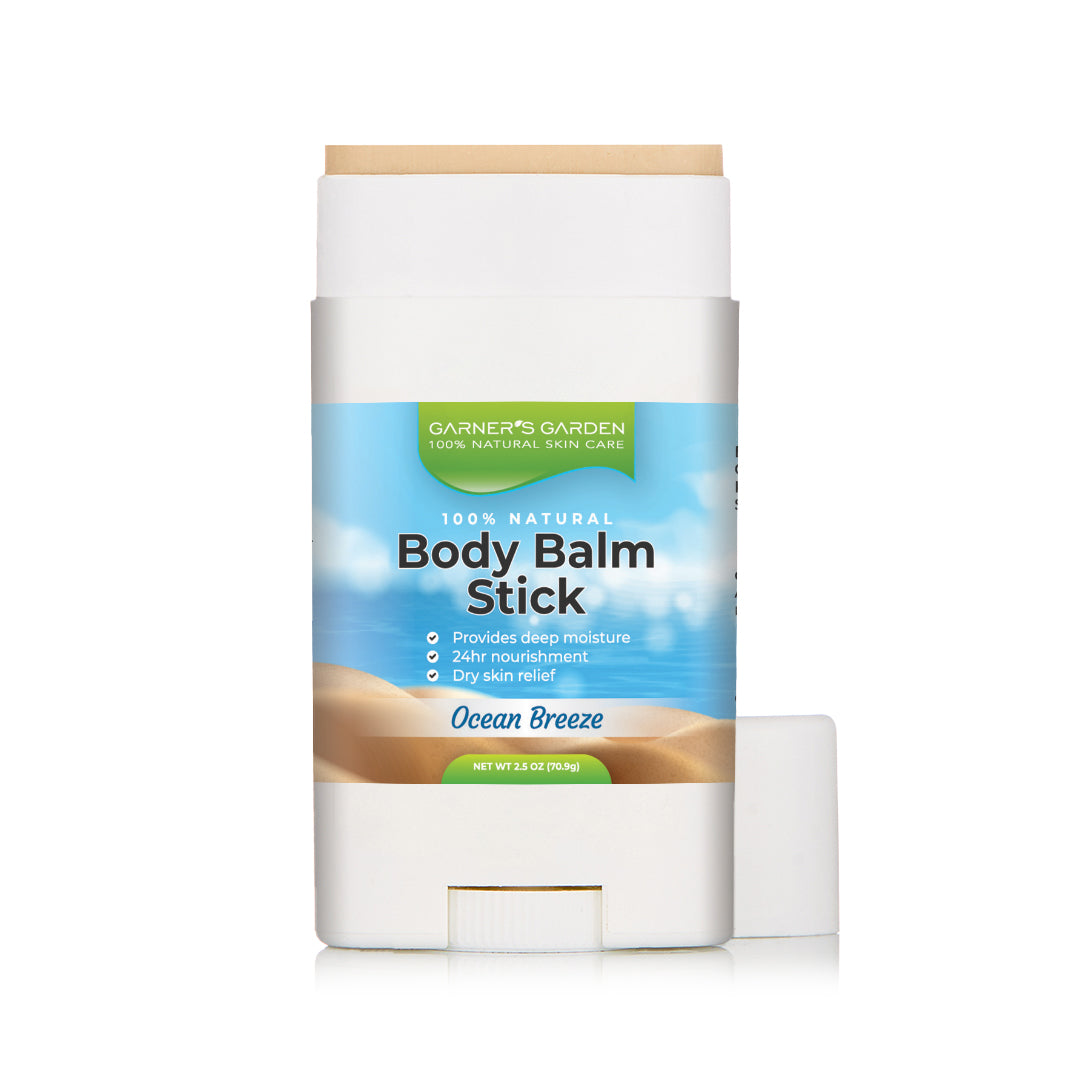Natural Fragrance Body Balm Stick - Organic Moisturizing & Soothing Skin Care for Dry Hands, Lips & Cuticles - Perfect for Travel, Gym & On-The-Go Use
