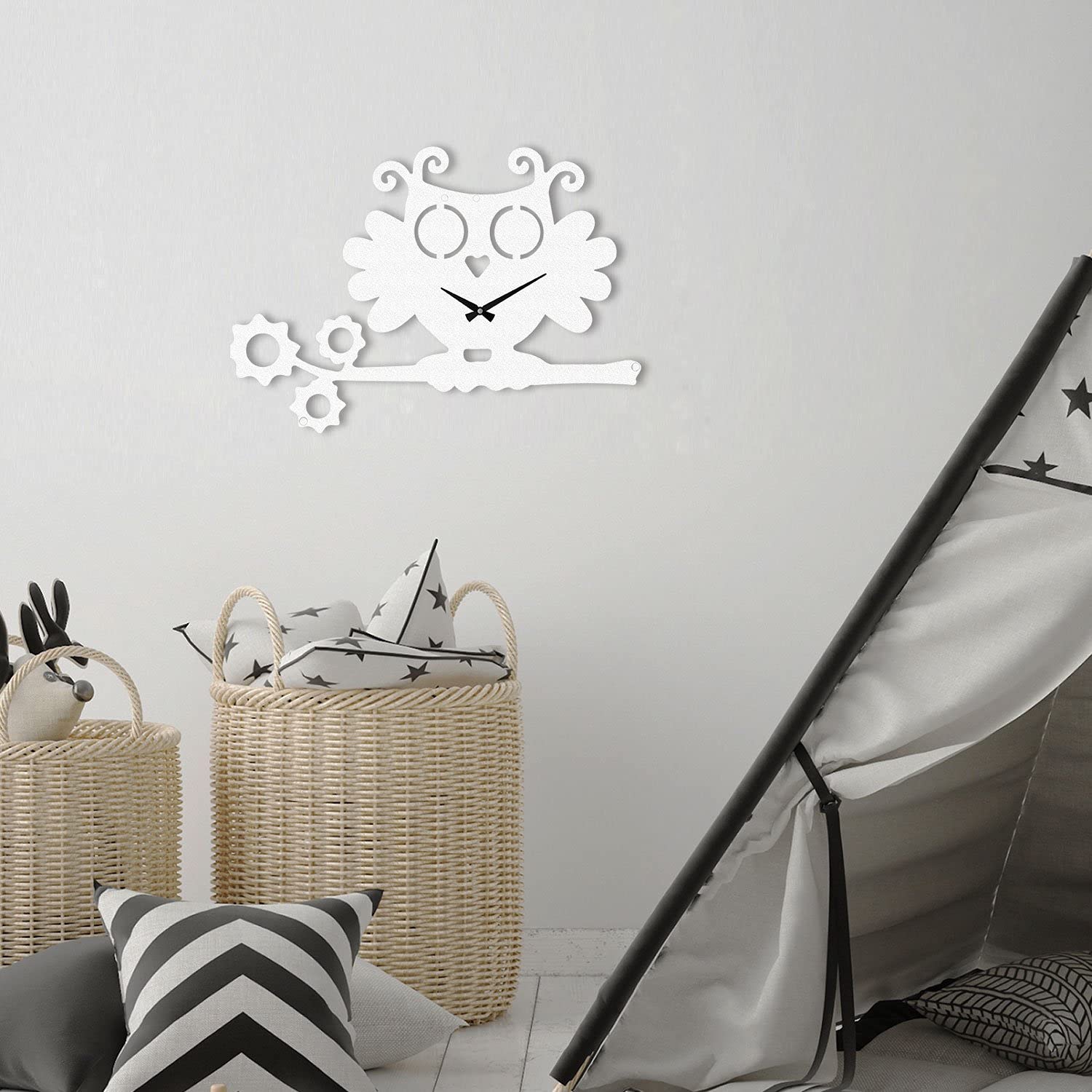 Kukuma Metal Wall Clock - Home Decor for Living Room & Bedroom