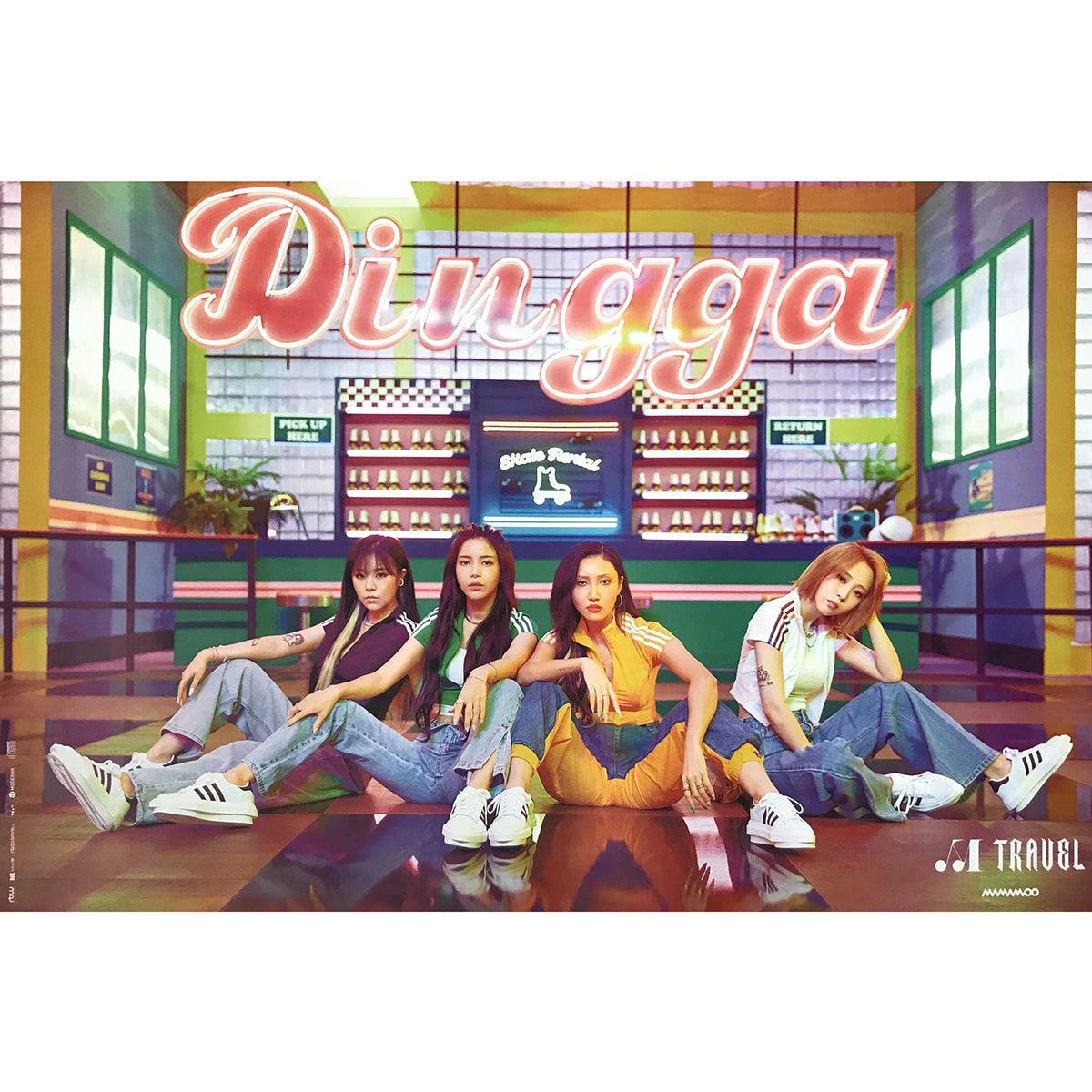MAMAMOO 10TH MINI ALBUM 'TRAVEL' Official Poster - Kpop Wall Decor for Bedroom, Office & Fan Collection | Limited Edition Music Merchandise