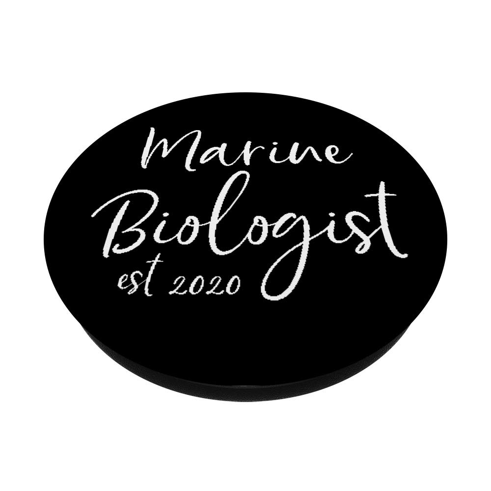 Marine Biologist Graduation Gifts - Swappable PopSockets PopGrip for Phones & Tablets | Perfect for Ocean Lovers, Students & Science Enthusiasts