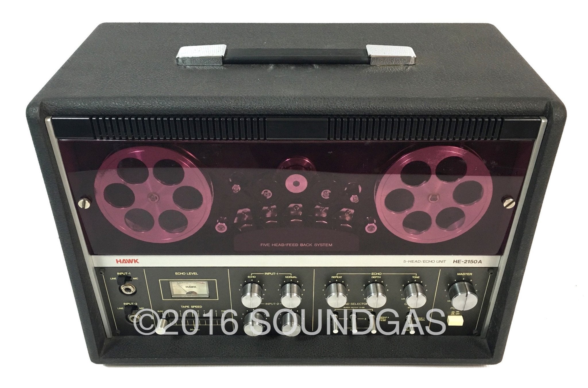 HAWK HE 2150A Professional 5-Head Echo Machine - High-Quality Audio Equipment for Studios, Podcasts & Live Performances