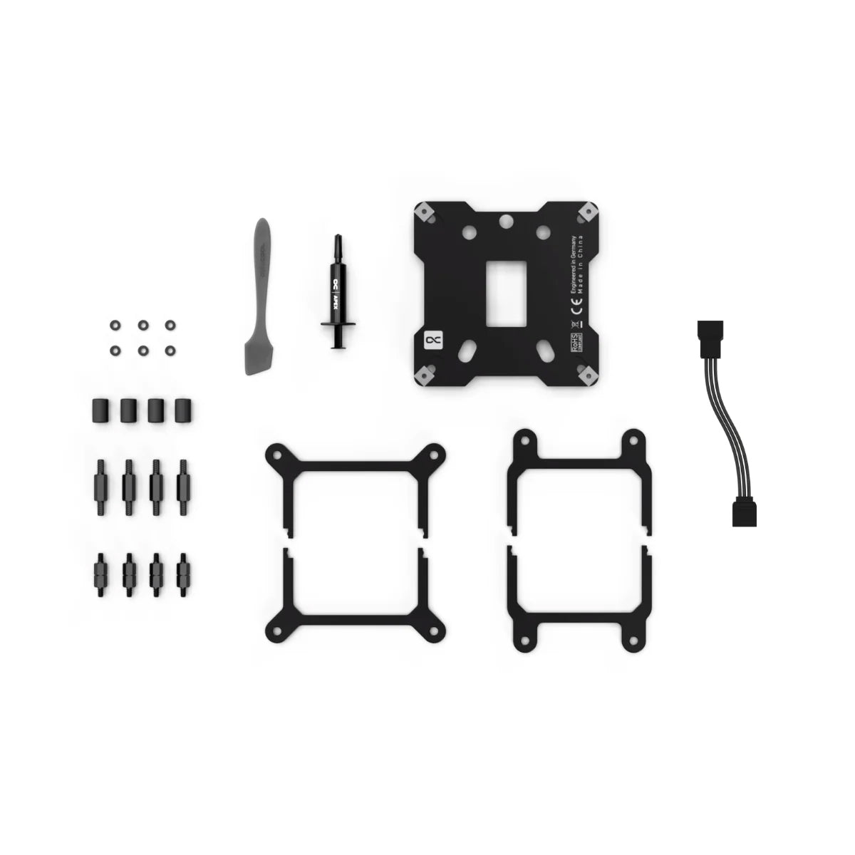 Alphacool Core 1 LT ARGB CPU Water Block - High-Performance Aurora Acrylic Liquid Cooling for PC Gaming & Overclocking - Perfect for Custom Water Cooling Builds and High-End Gaming Rigs