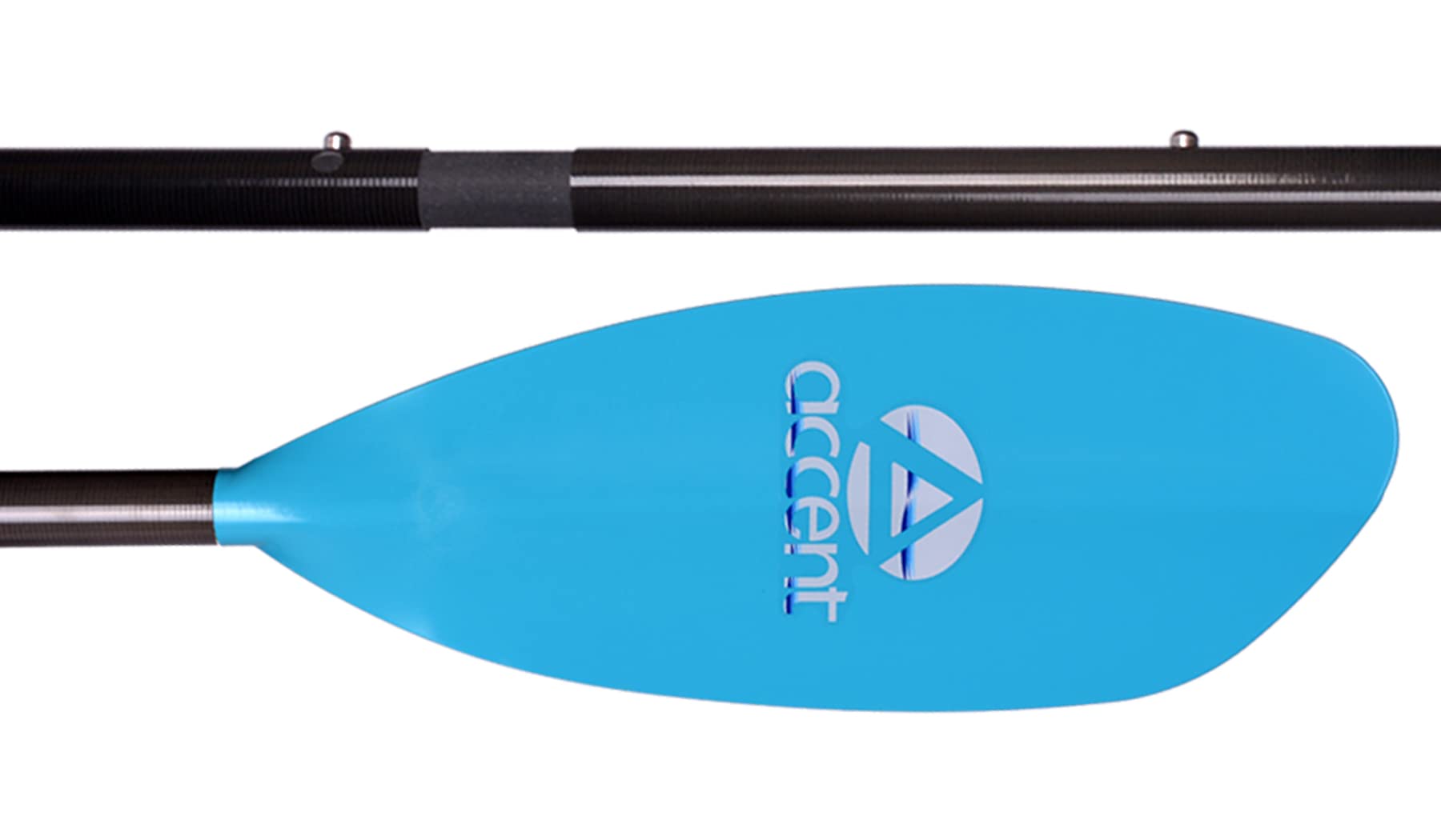 Adjustable Length Youth Kayak Paddles - 2-Piece Wahoo Accent Paddles (190-210cm) Black/Ivory | Lightweight & Durable for Kayaking, Canoeing & Water Sports