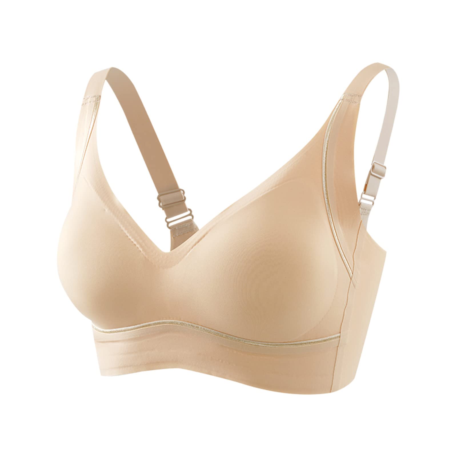 Seamless Women's Sports Bra - Modal Yoga Bra with Comfortable Support for Workout, Running & Lounge Wear