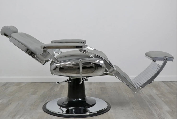 Professional Supreme Barber Chair for Salon & Home - Heavy Duty Hydraulic Styling Chair with Adjustable Height & Swivel Base | Perfect for Barbershops, Salons & Home Grooming Stations