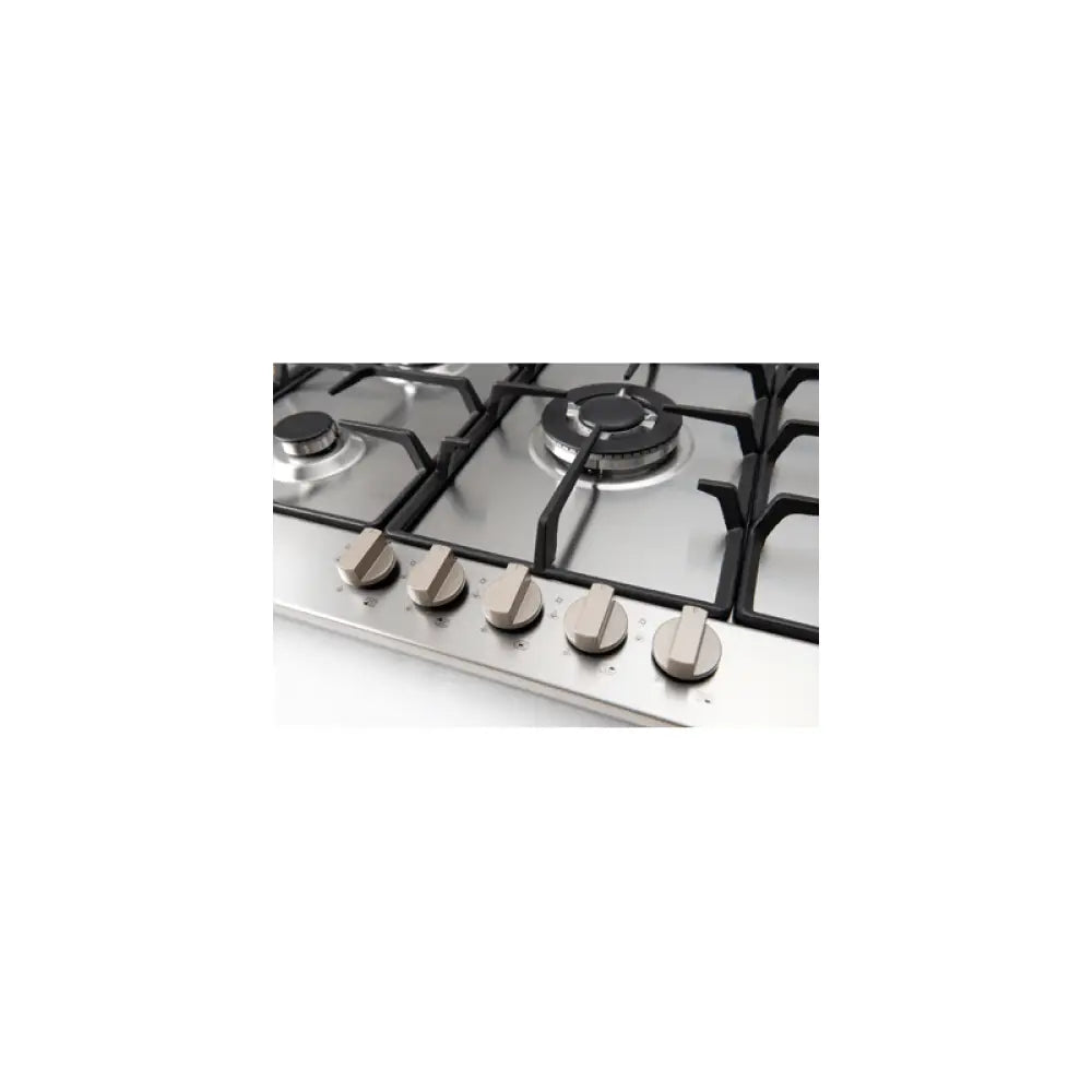 Euro ECT900GX3 36-Inch Stainless Steel Gas Cooktop - 5 Burner Professional Gas Stove for Home Kitchen, Perfect for Cooking, Grilling & Entertaining