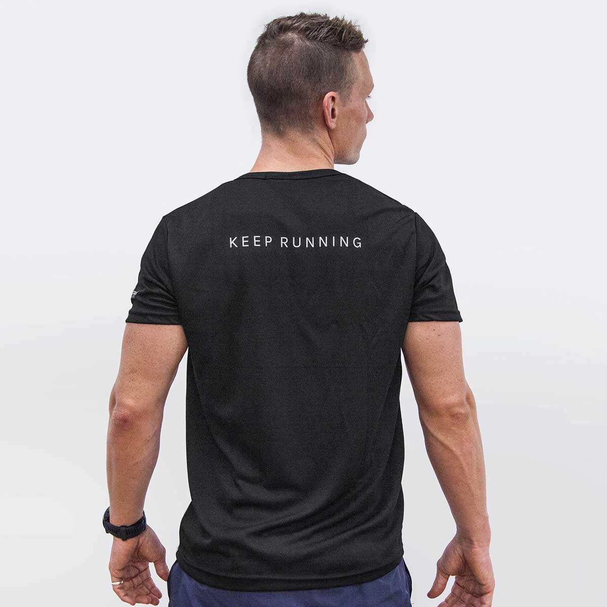 Lifespan Fitness Keep Running T-Shirt - Moisture-Wicking Workout Tee for Men & Women - Perfect for Running, Gym & Outdoor Activities