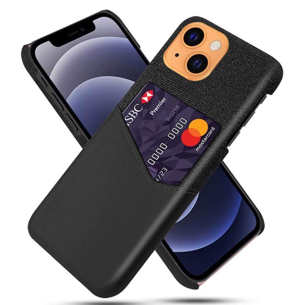Ultra-Thin Fashion Leather Case for iPhone 13 - Slim Protective Cover with Premium Feel | Perfect for Daily Use, Office & Travel
