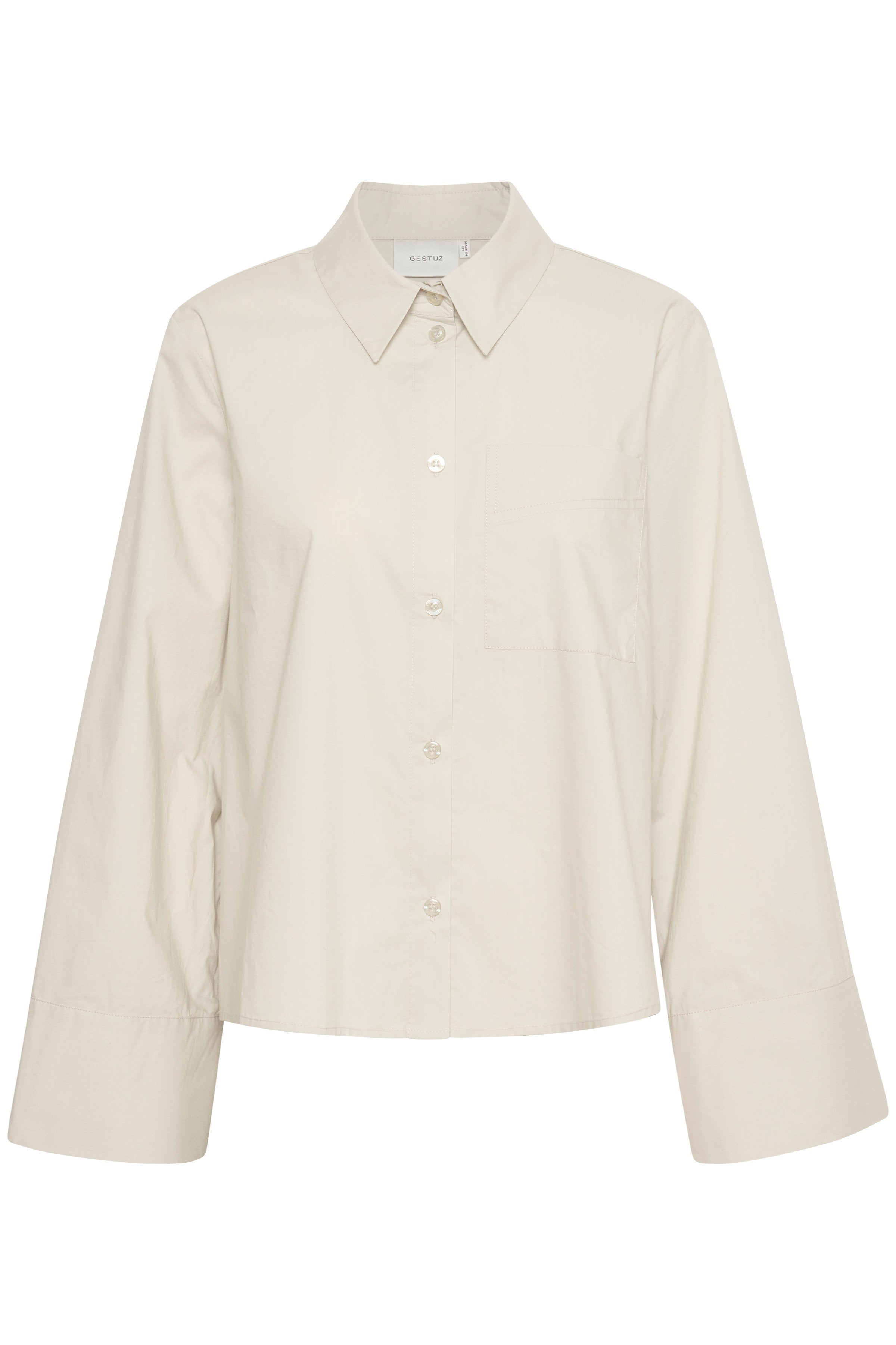 Gestuz Women's Chilly Shirt - Stylish Long Sleeve Button Down Blouse for Casual & Office Wear | Perfect for Fall & Winter Layering