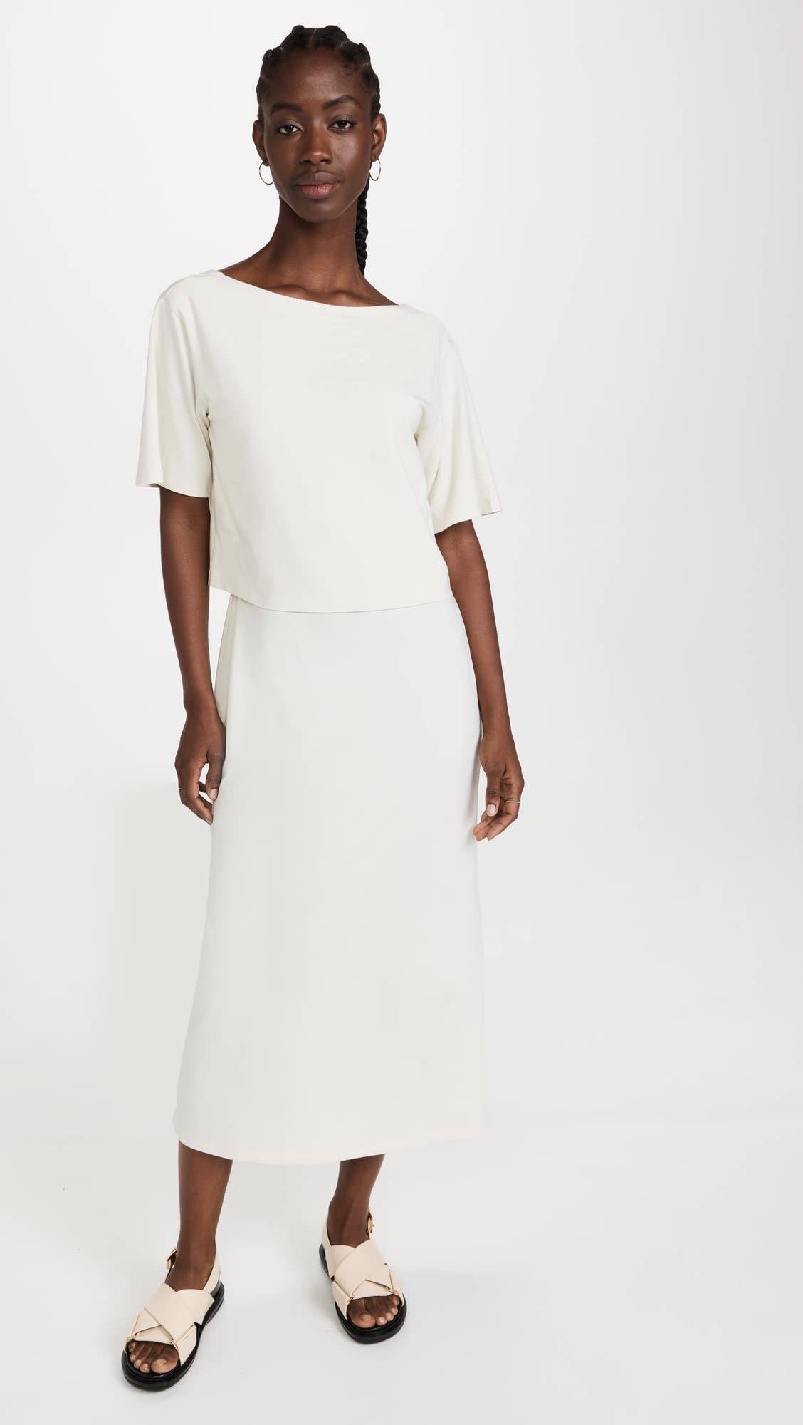 Theory Women's Easy Back Layer Dress - Elegant Sleeveless Wrap Dress for Work & Evening | Office Wear, Cocktail Party, Date Night Outfit