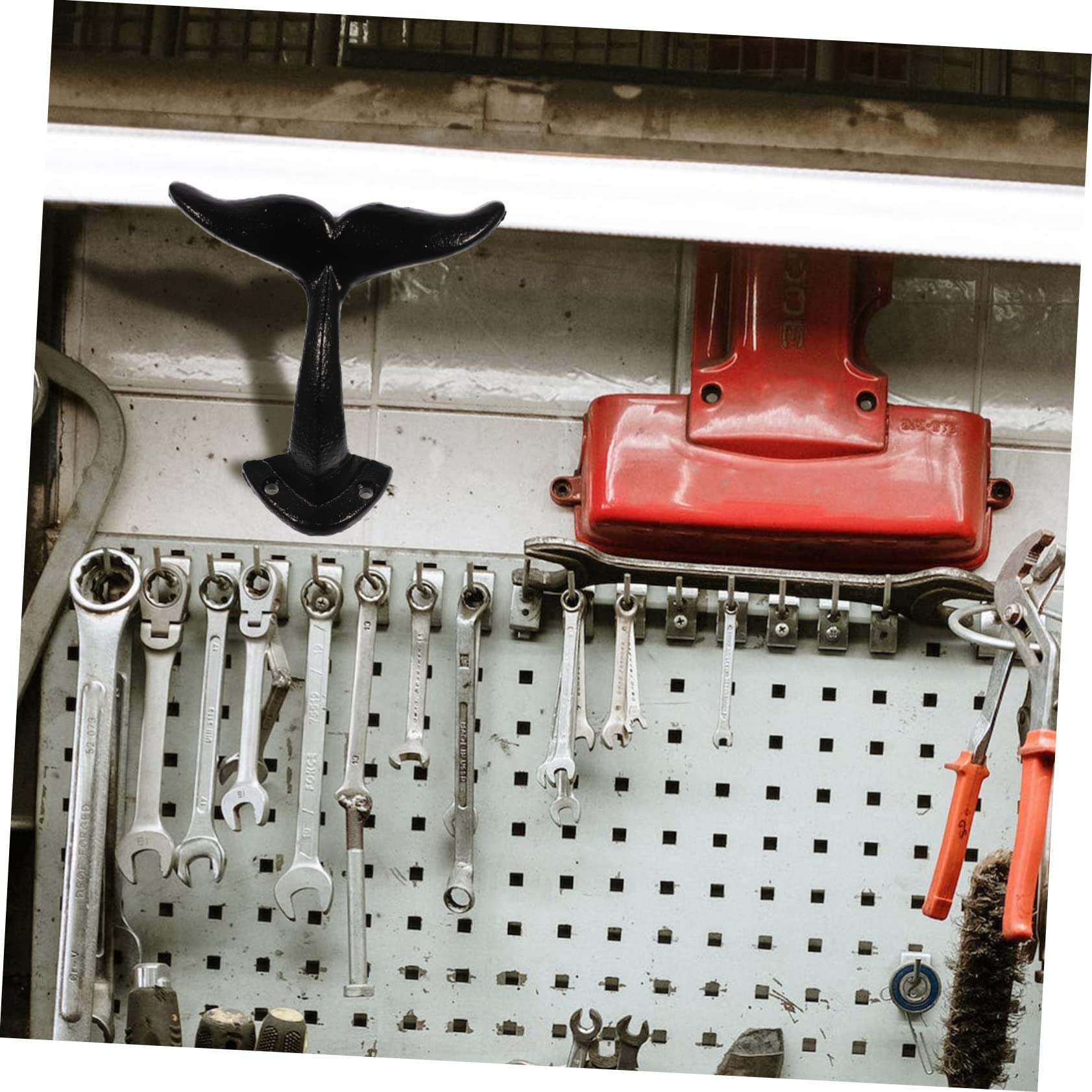 Heavy Duty Wall Mount Garage Organizer Hooks - Durable Tool Hanging Storage for Garage, Workshop & Shed Organization - Perfect for Hanging Tools, Bikes, Ladders & Garden Equipment